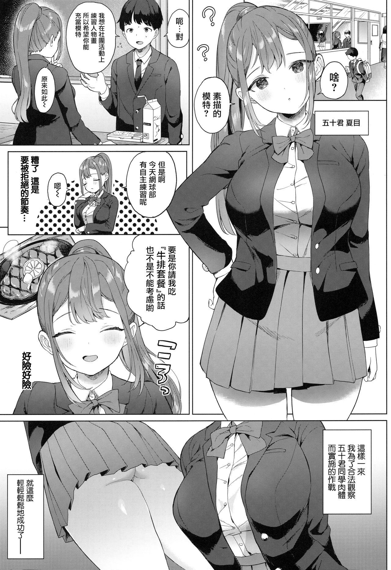 Assfingering Natsume-san wa Chorosugiru! - Original Amateur Porno - Page 3