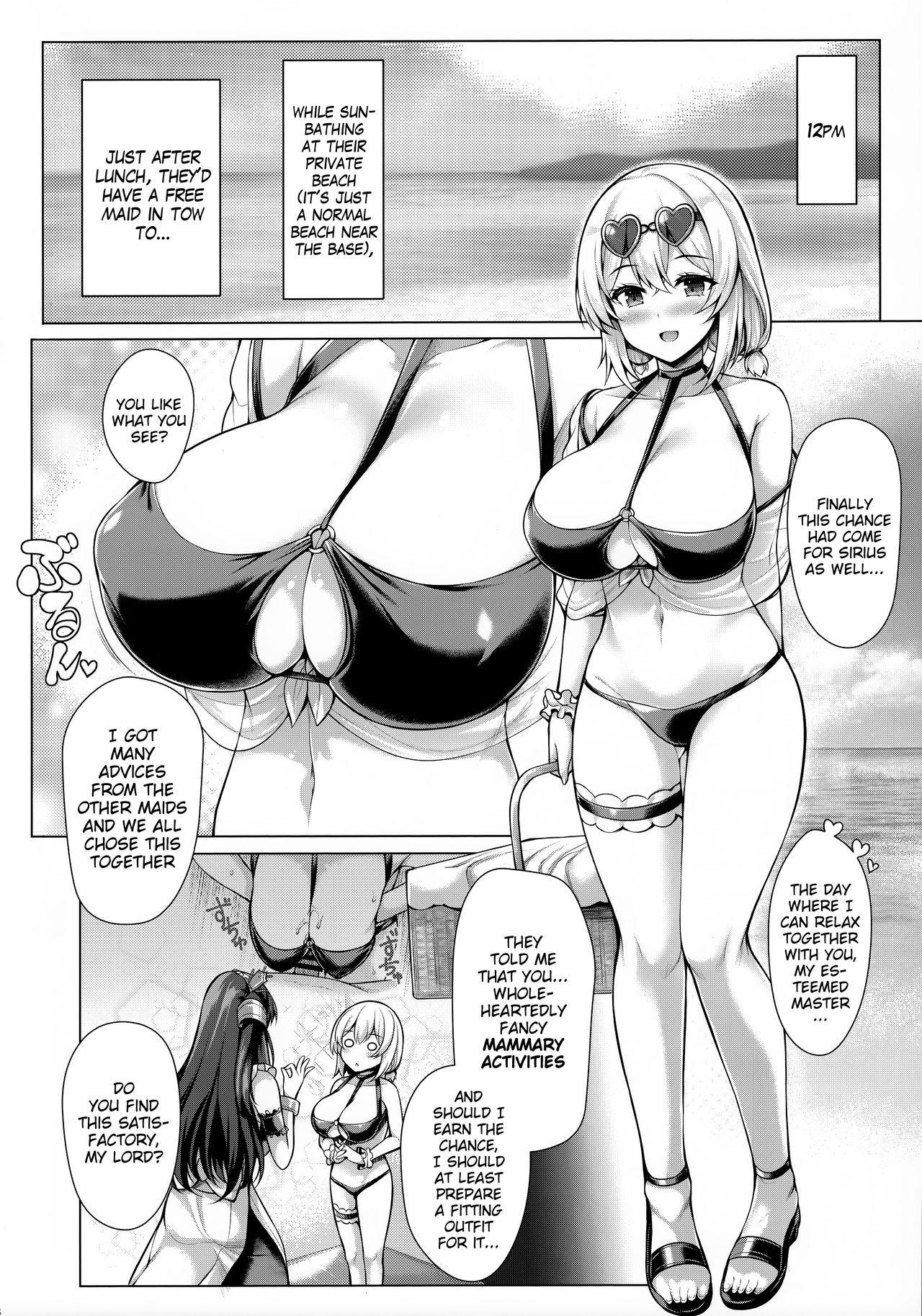 Interracial Sex Boku wa Kyou mo Kono Soukyuu de Hateru 1.5 - Azur lane Bus - Page 8