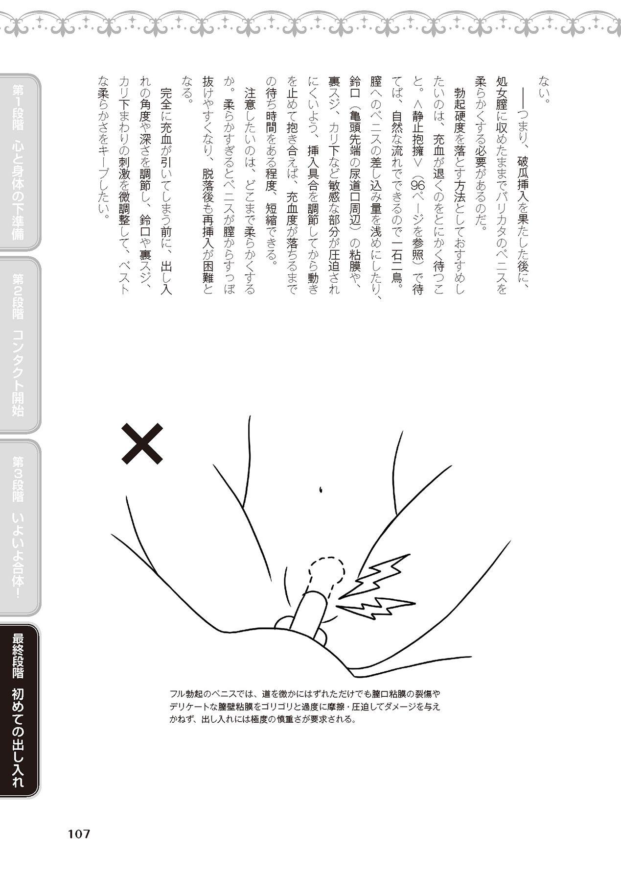 処女喪失・ロストヴァージンSEX完全マニュアル イラスト版……初エッチ 108