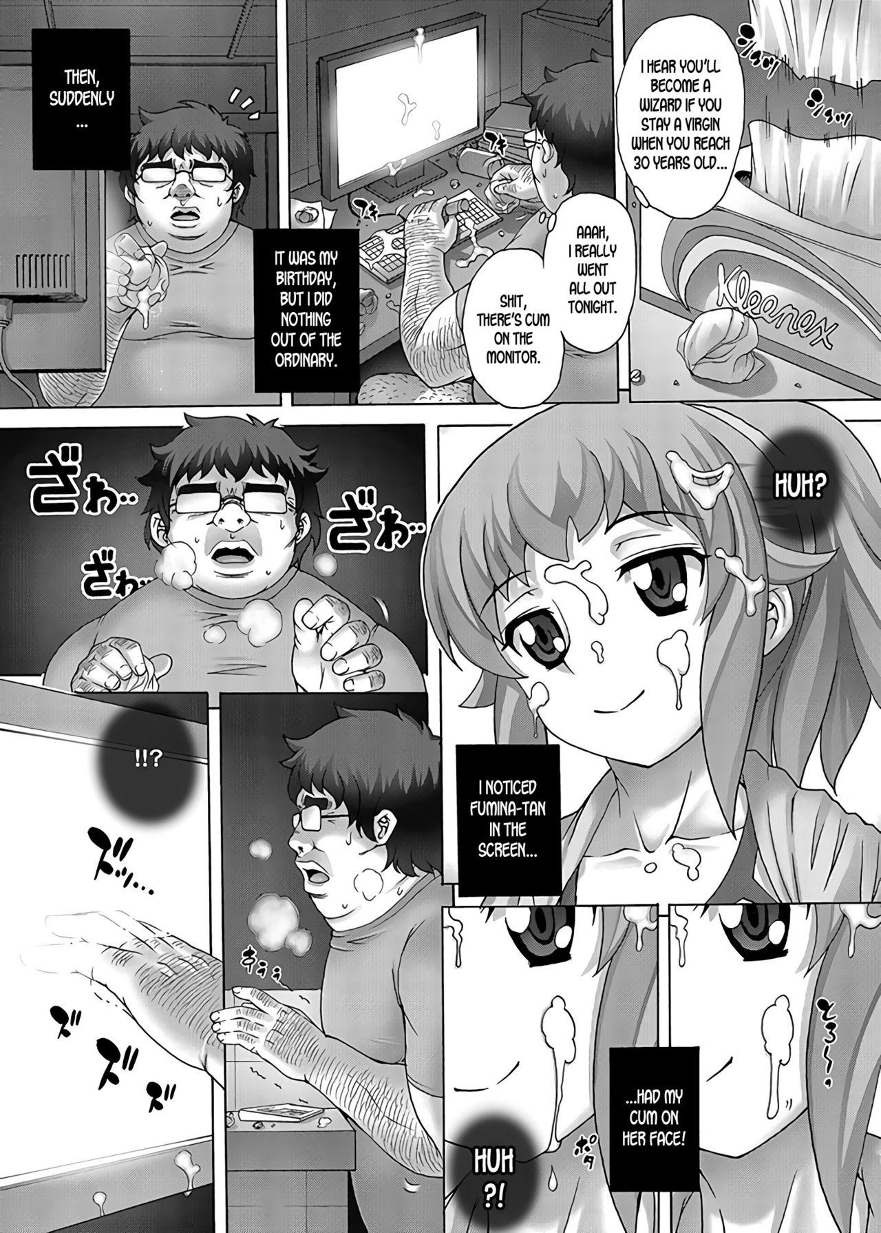 Pegging Anime Yome Ichijiteishi! Monitor-nai no Yome ni Eroi Koto o Shimakuru Hanashi - Gundam build fighters try Tease - Page 6