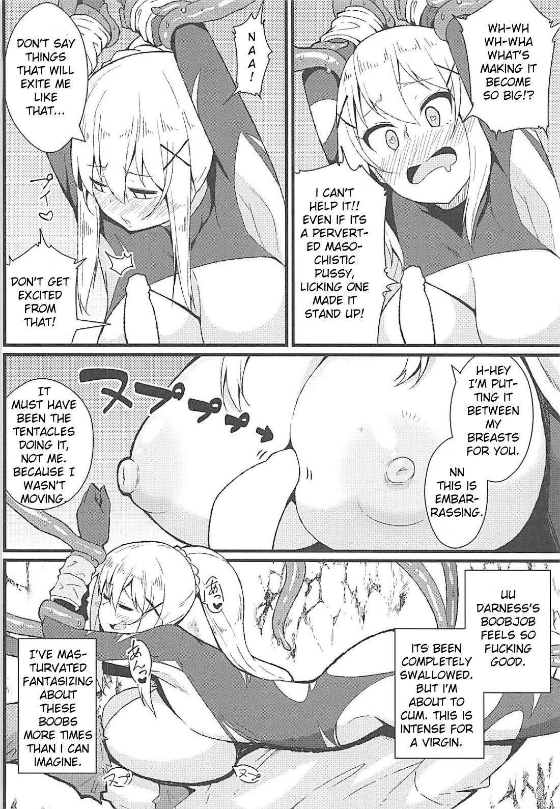 Web Kono Subarashii Wana de Darkness to! - Kono subarashii sekai ni syukufuku o Gay Ass Fucking - Page 9