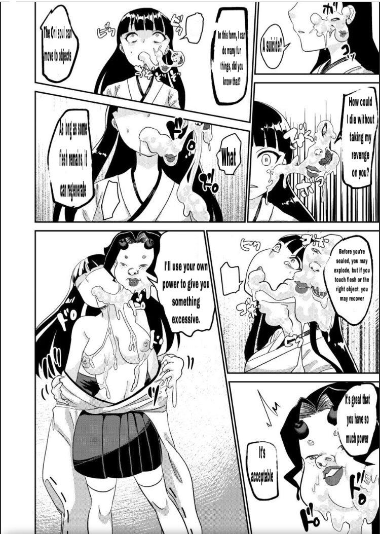 Bwc Oni o Okoraseta Miko no Hanashi | The story of the shrine maiden who angered an Oni - Original Titty Fuck - Page 10