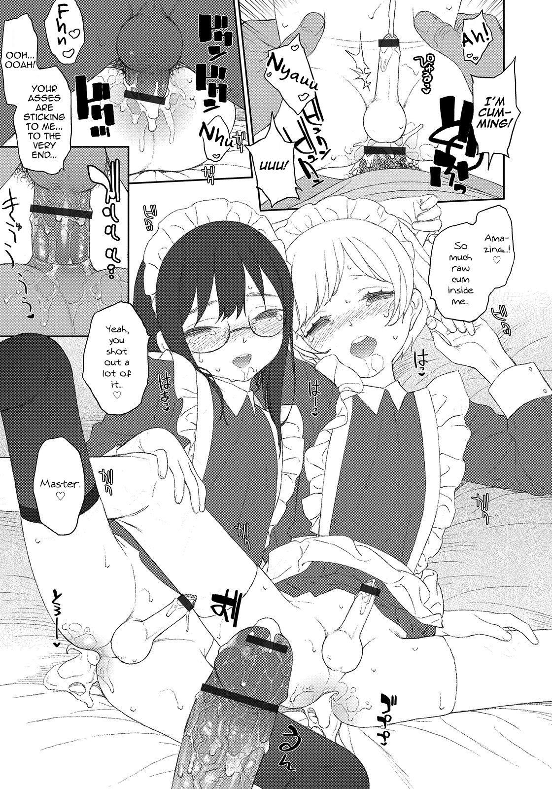Orgame Maid no Iru Seikatsu - Life with a Housemaid Bald Pussy - Page 11