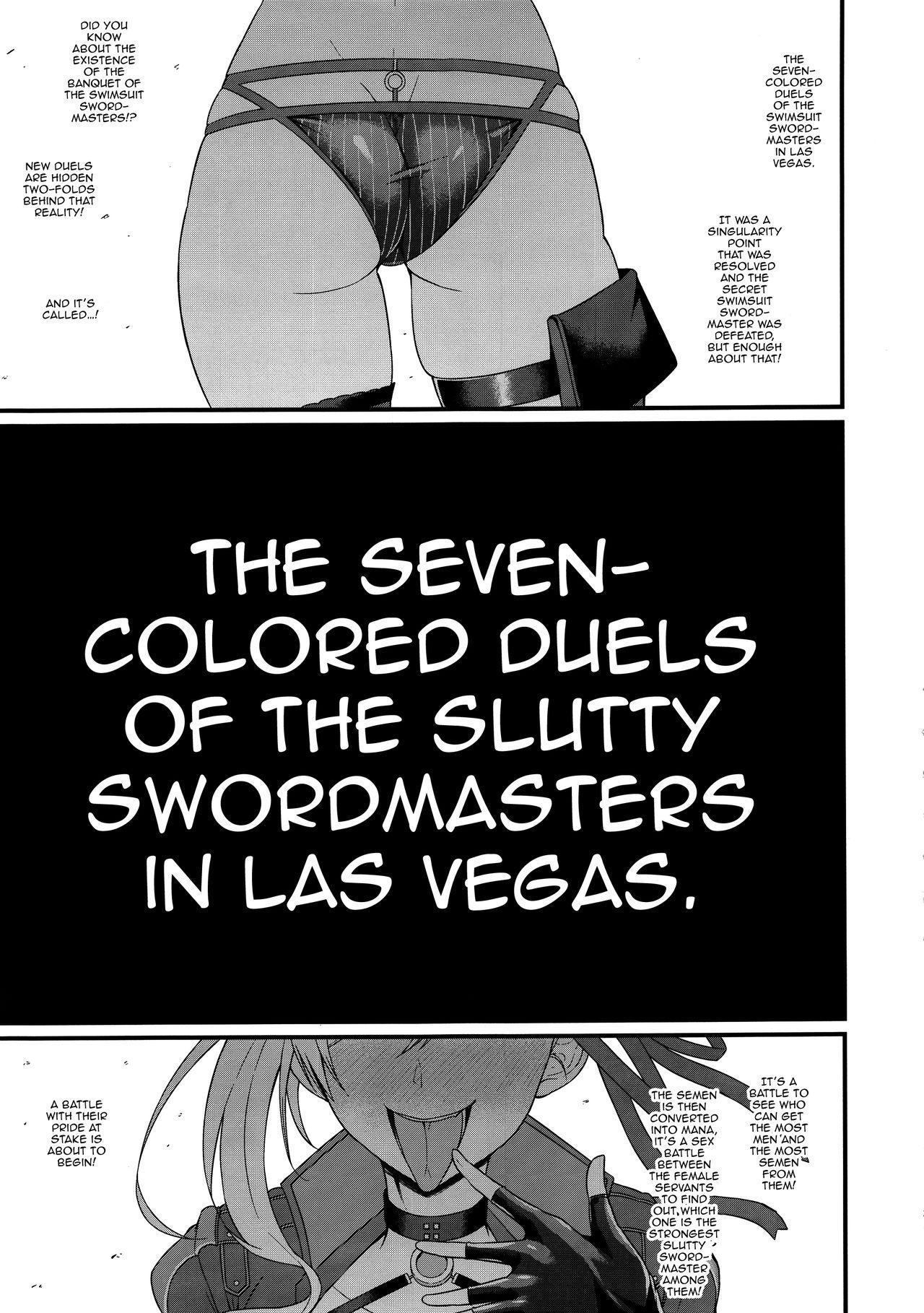 Las Vegas Bitch Kengou Sex Nanairo Shoubu | The Seven Colored Duels of the Slutty Swordmasters in Las Vegas 1