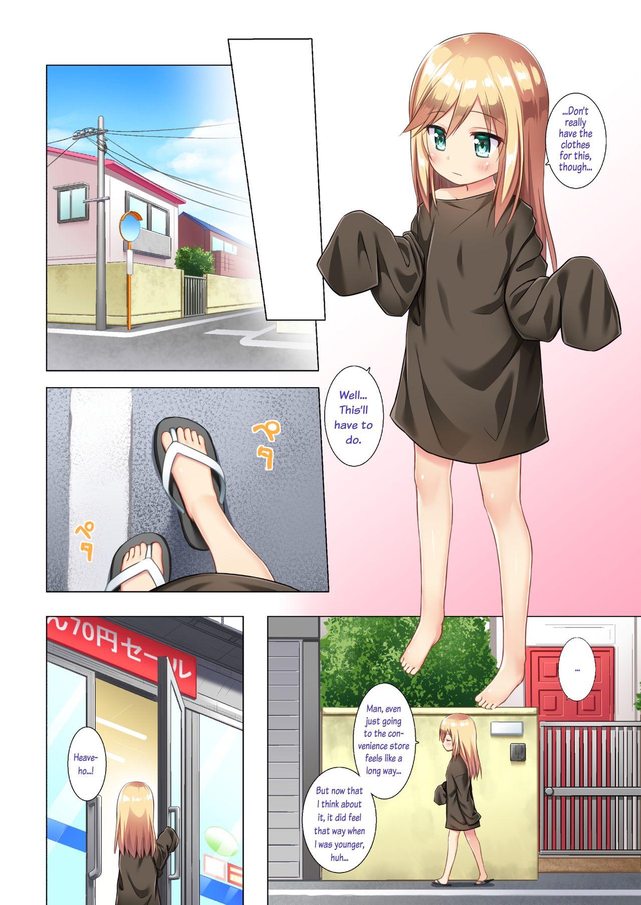 Pantyhose Tsuitenai Shoujo Full Color - Original Online - Page 8