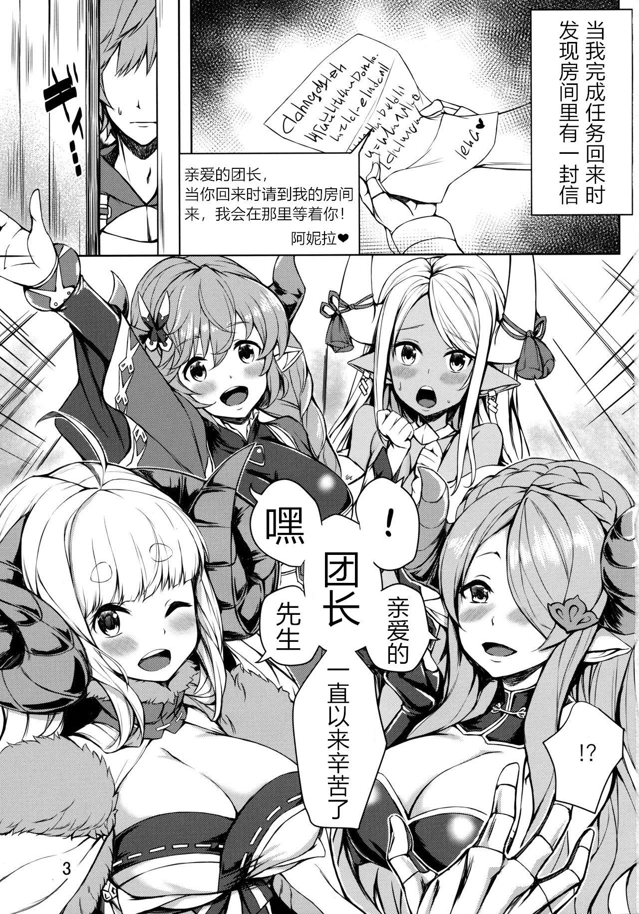 Naturaltits Nemuranai Yoru no Onna Draph Heya - Granblue fantasy Tanga - Page 3