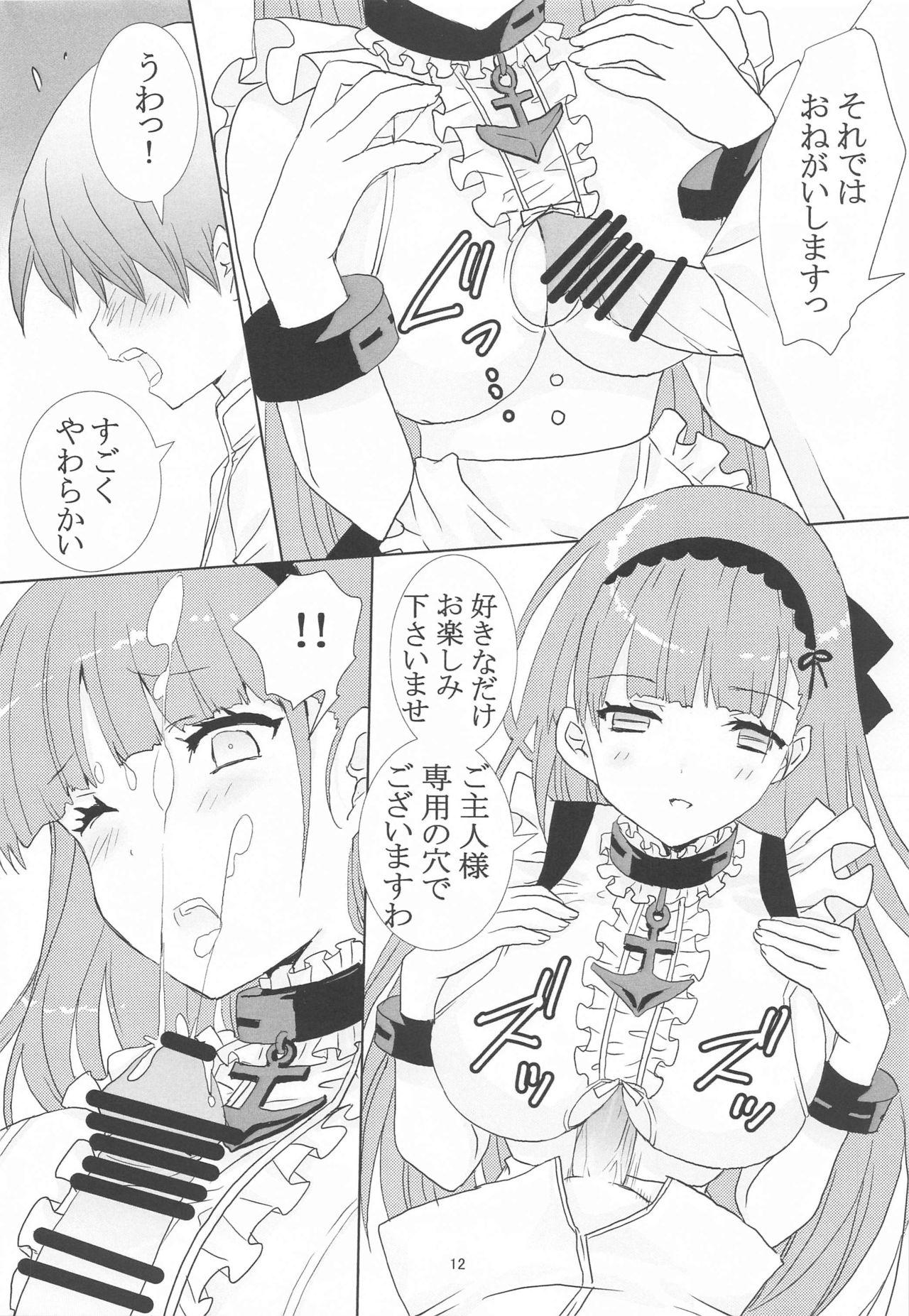 Teasing Royal Maid to Shounen Shikikan - Azur lane Brunettes - Page 11