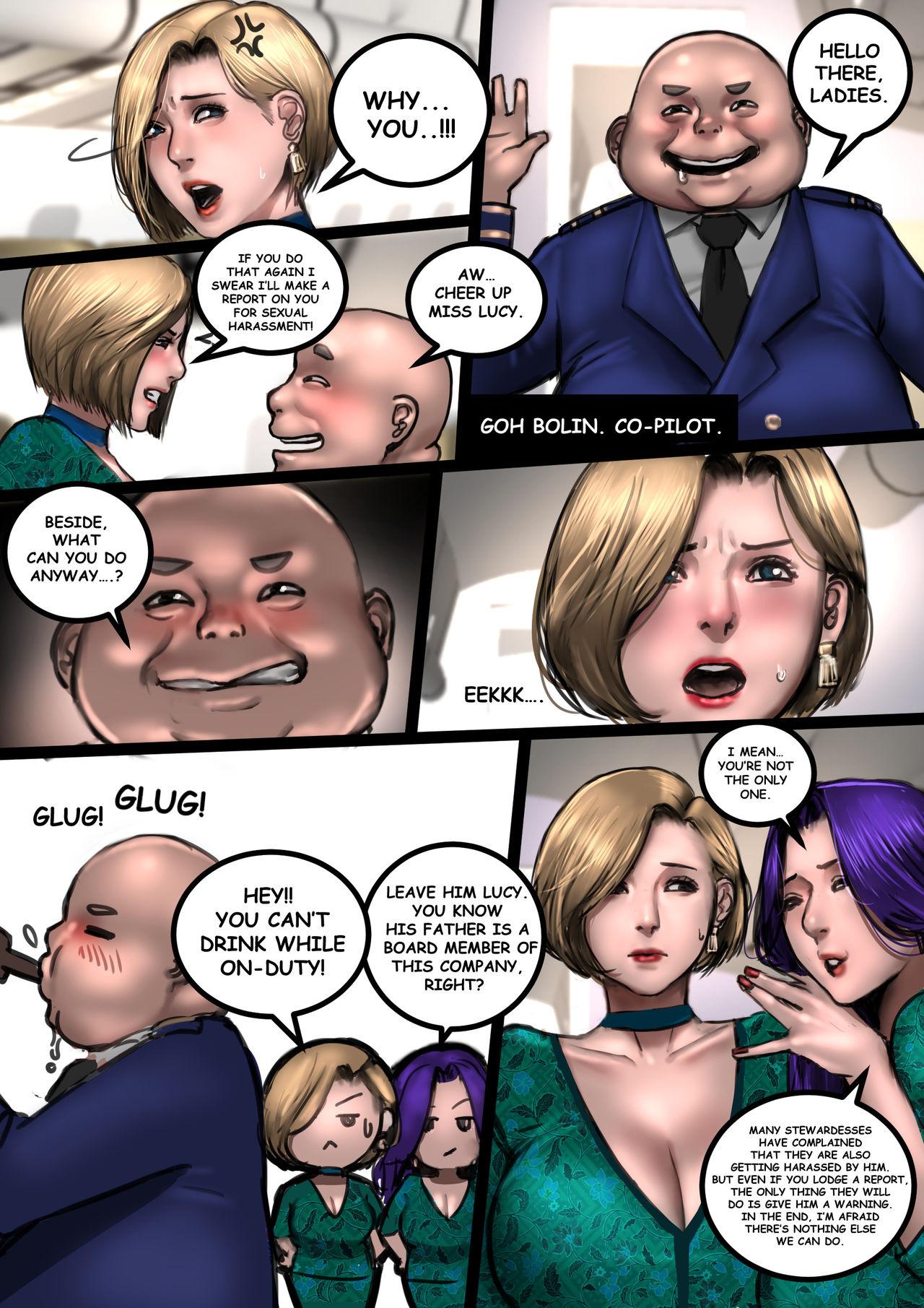 Spanking MILF AIRLINE: My Dear Mr. Pilot Con - Page 10