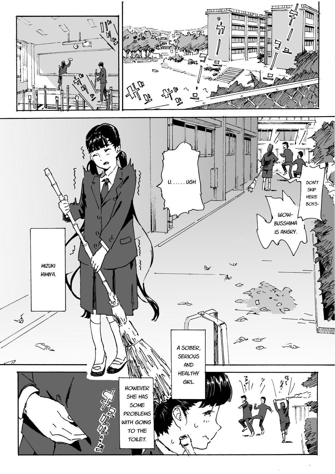 Whore Kami no Nagai Ko ga Omorashi Suru Hon - Original Bigblackcock - Page 2