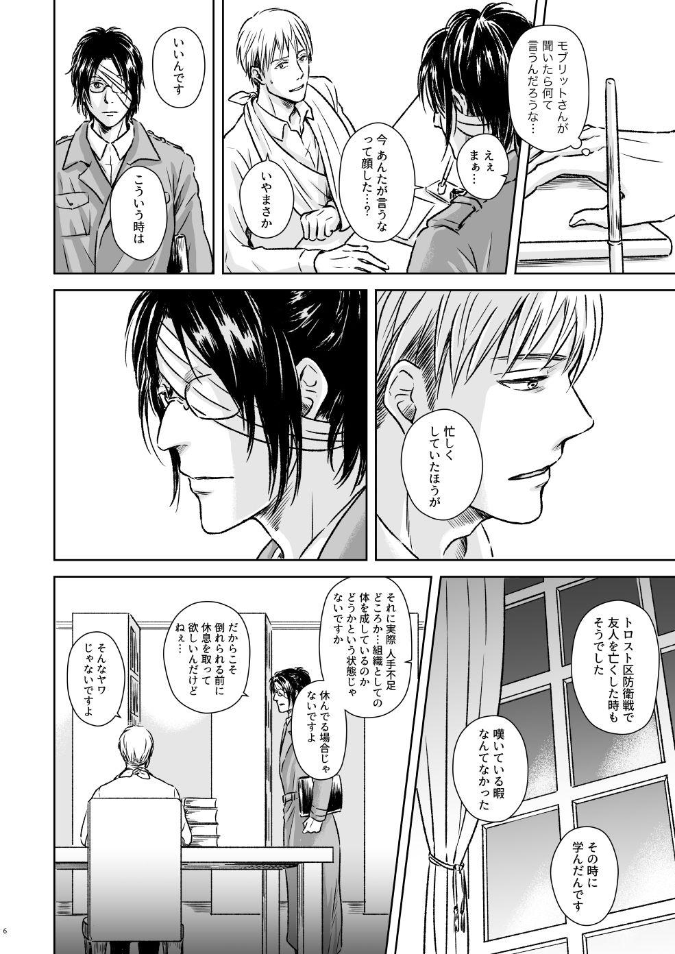 Gay Trimmed Kagi no Nai Ori - Shingeki no kyojin Facesitting - Page 3