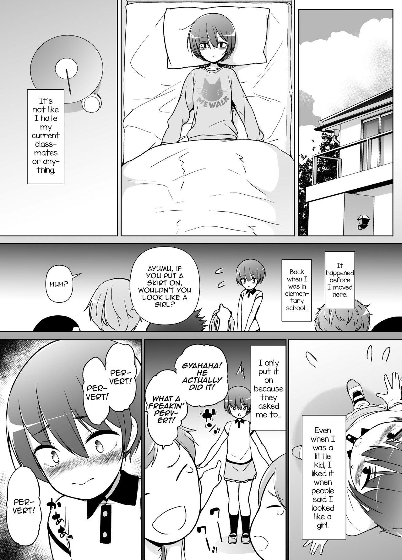 Teenage Sex Keikaishi Takame no Josou-kko ga Doukyuusei ni Iiyora Rete Etchinakoto Shi Chau Ohanashi - Original Big Natural Tits - Page 4