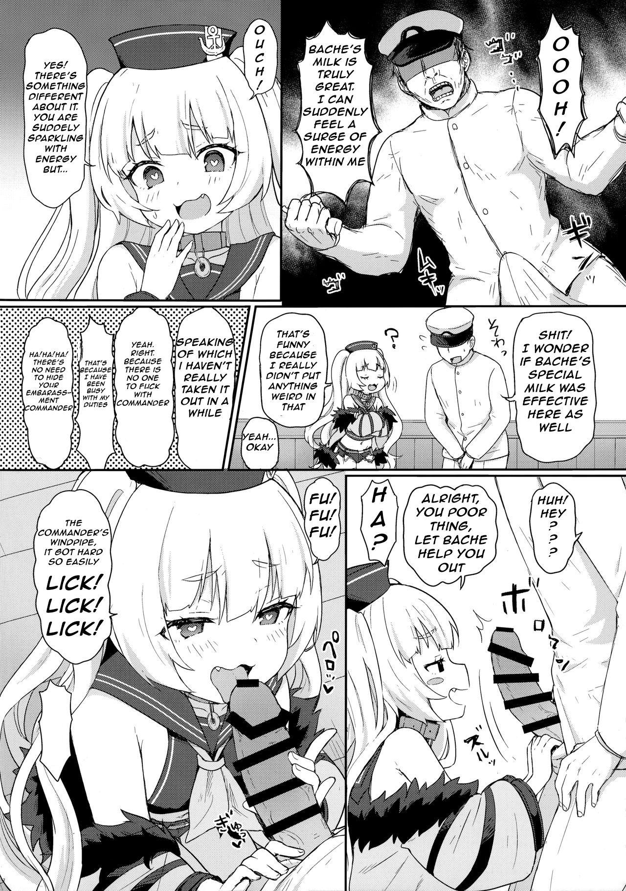 Hogtied Bache ni Bacchiri Omakase! | Leave it to the Bache! - Azur lane Ass Fuck - Page 3