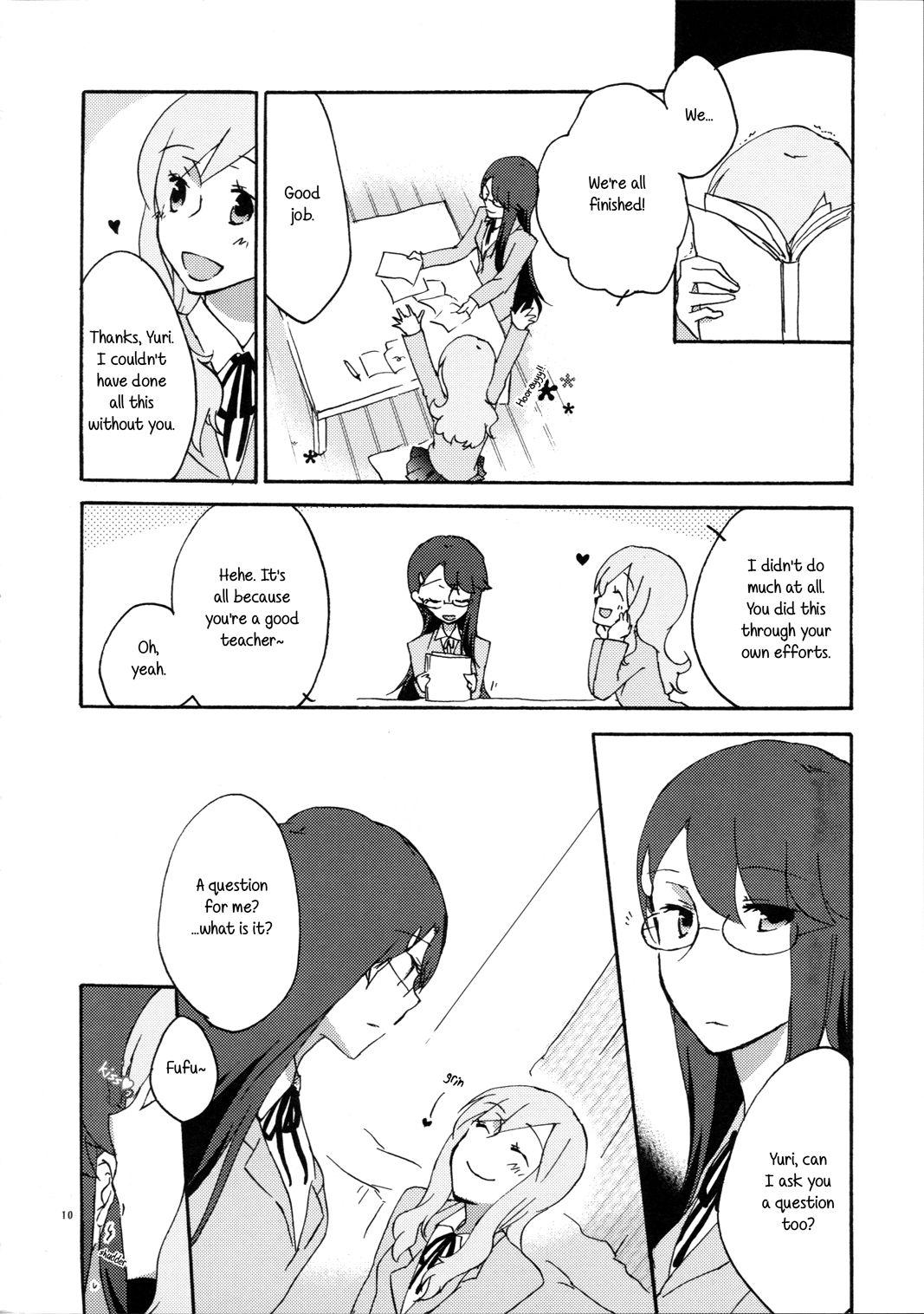 Smalltits Yuri to Issho ni Obenkyou. | Studying Together with Yuri. - Heartcatch precure Gostosa - Page 10