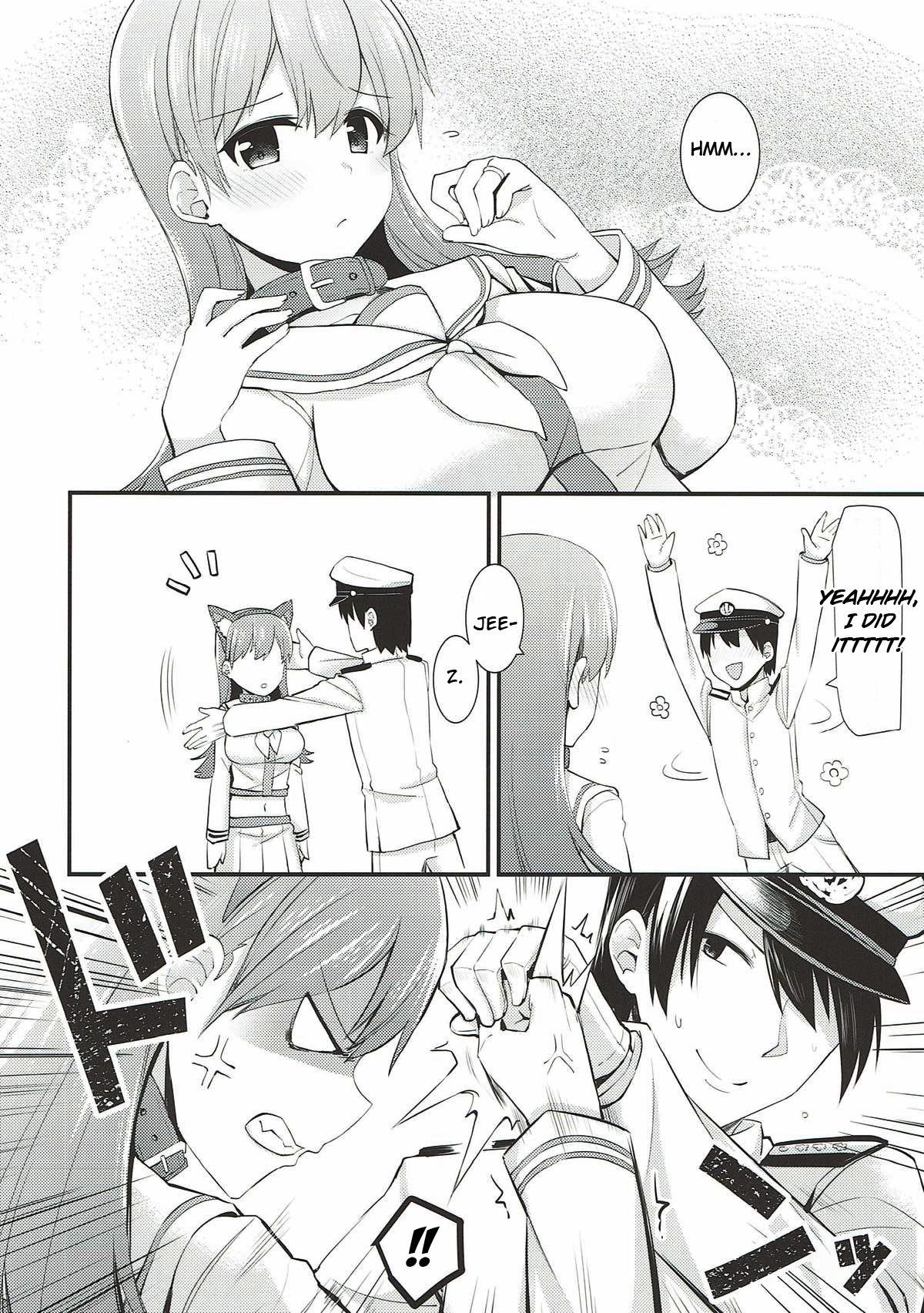 Blowjob Ooi! Nekomimi o Tsukeyou! | Ooi! Put On These Cat Ears! - Kantai collection Hot Girl Porn - Page 7