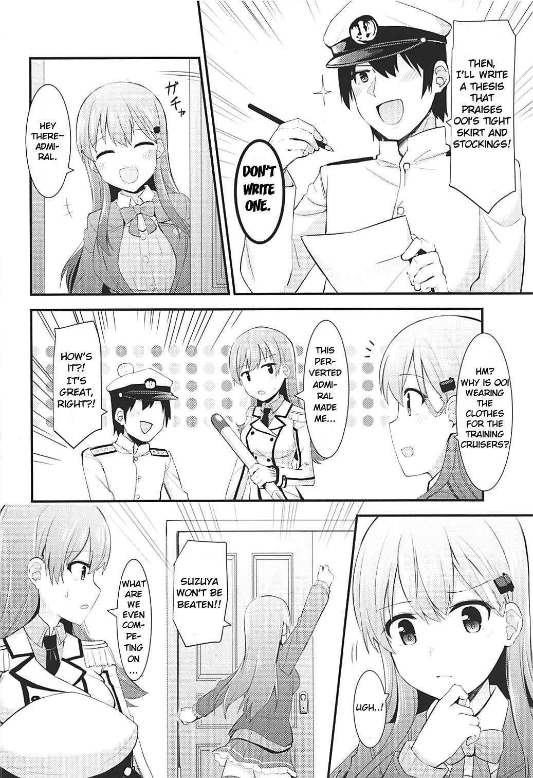 Rough Porn Renshuukan Ooi no Ishou Shoubu | Training Cruiser Ooi's Outfit Competition - Kantai collection Whore - Page 5