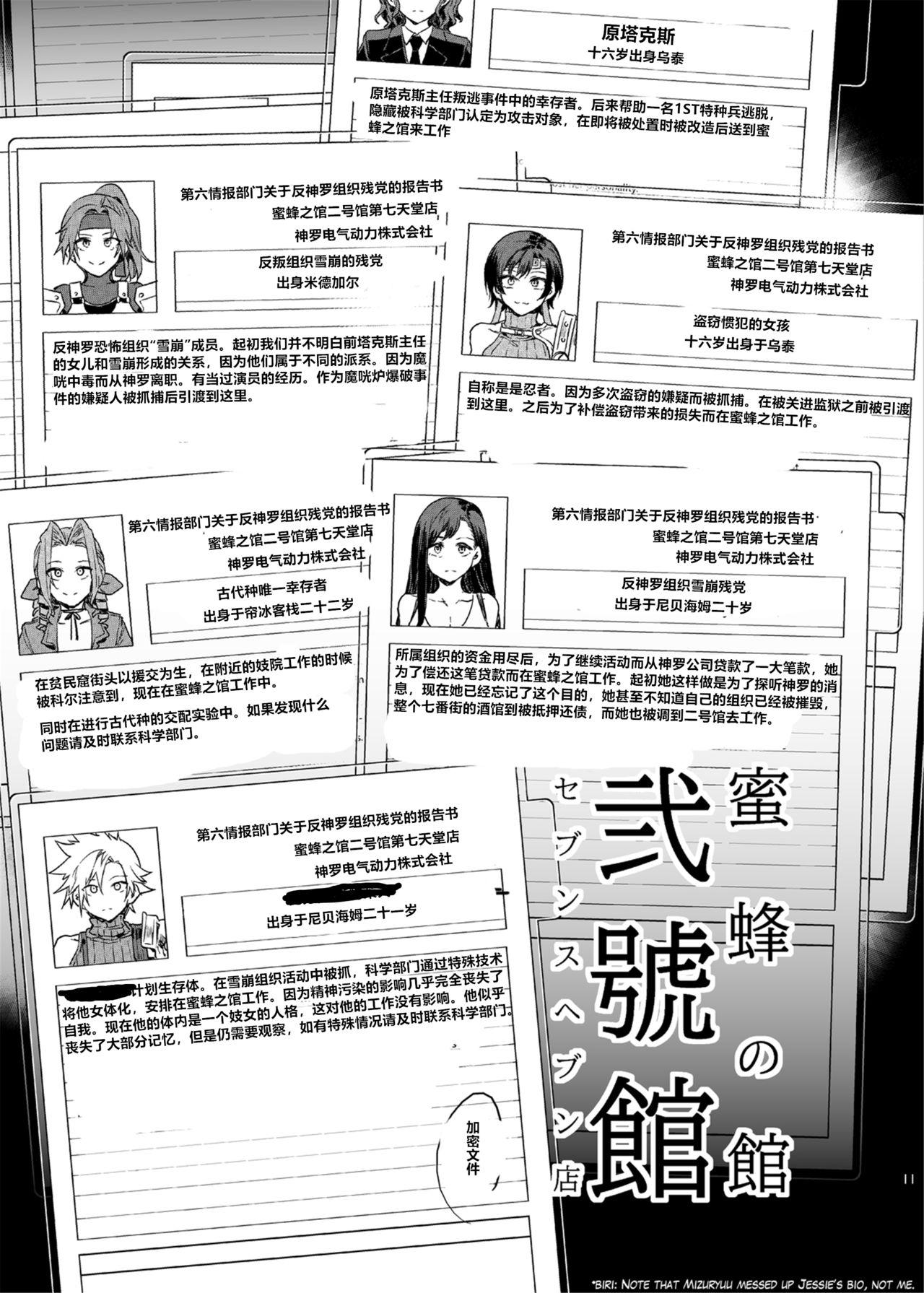[Alice no Takarabako (Mizuryu Kei)] Mitsubachi no Yakata Nigou-kan Seventh Heaven-ten (Final Fantasy VII) [Chinese] [村长个人汉化] 9