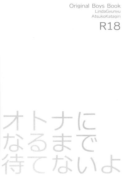(Shota Scratch SP2) [AtsuatsuCOOK, SUMMER CHILD (Katagiri Atsuko, Gyuunyuu Linda) Otona ni narumade Matenaiyo [Chinese] [零食汉化组] 2