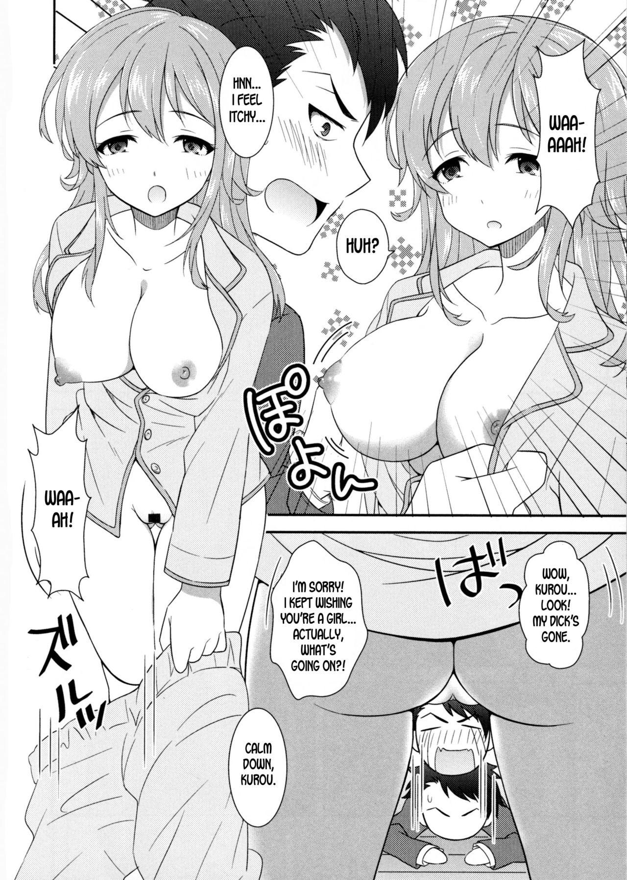 Self Osananajimi wa Mitsu no Aji | My Childhood Friend Tastes Like Honey Sucking Cock - Page 4