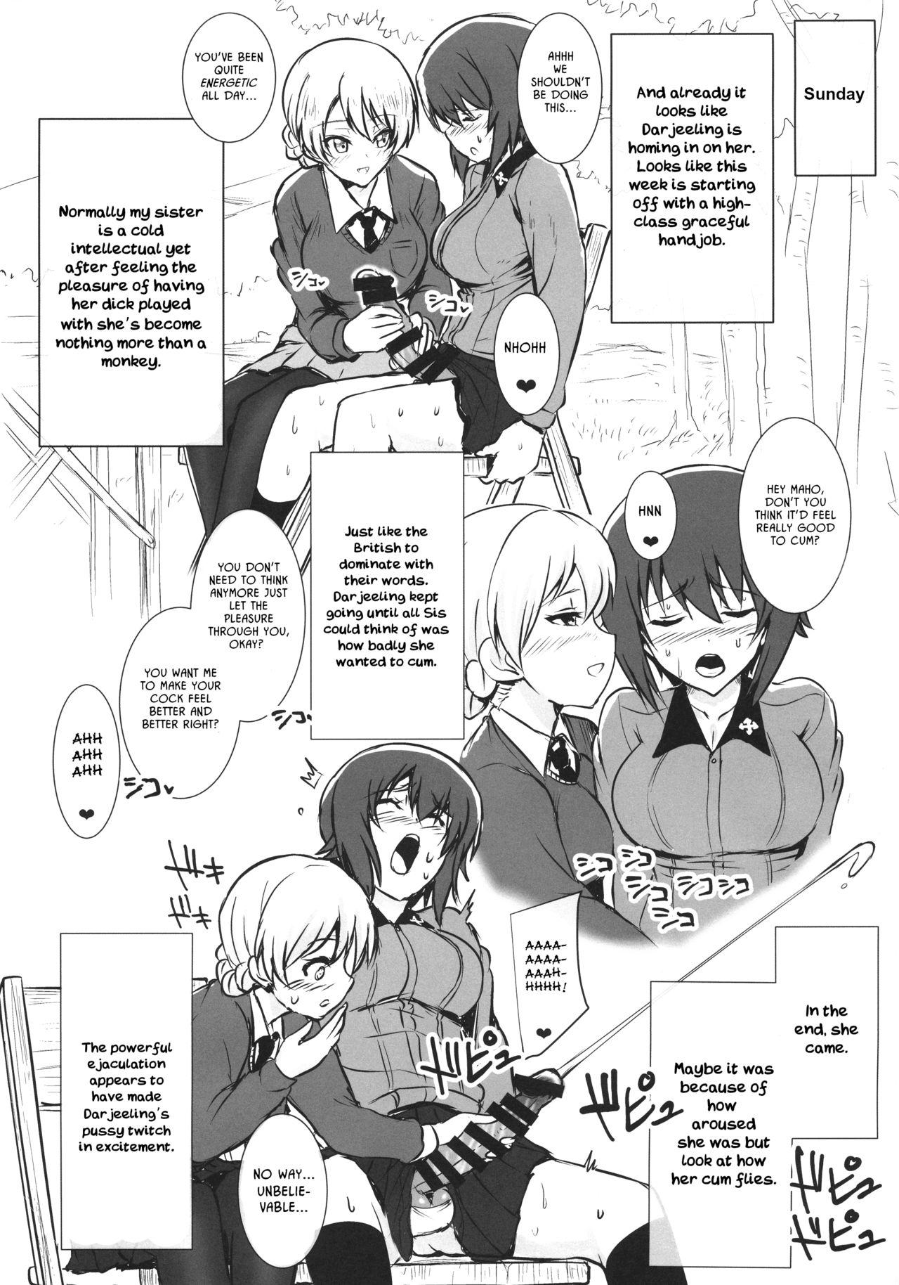 Amateur Cum Futa Maho Seiyoku Nikki - Girls und panzer First - Page 4