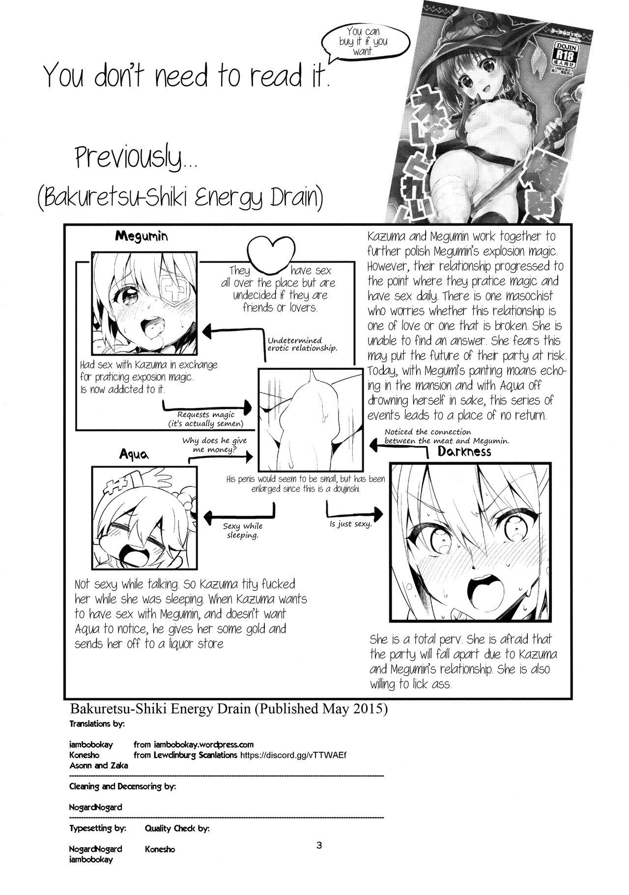 Flexible Kukkoro Musume no Koigokoro - Kono subarashii sekai ni syukufuku o Gay Averagedick - Page 2
