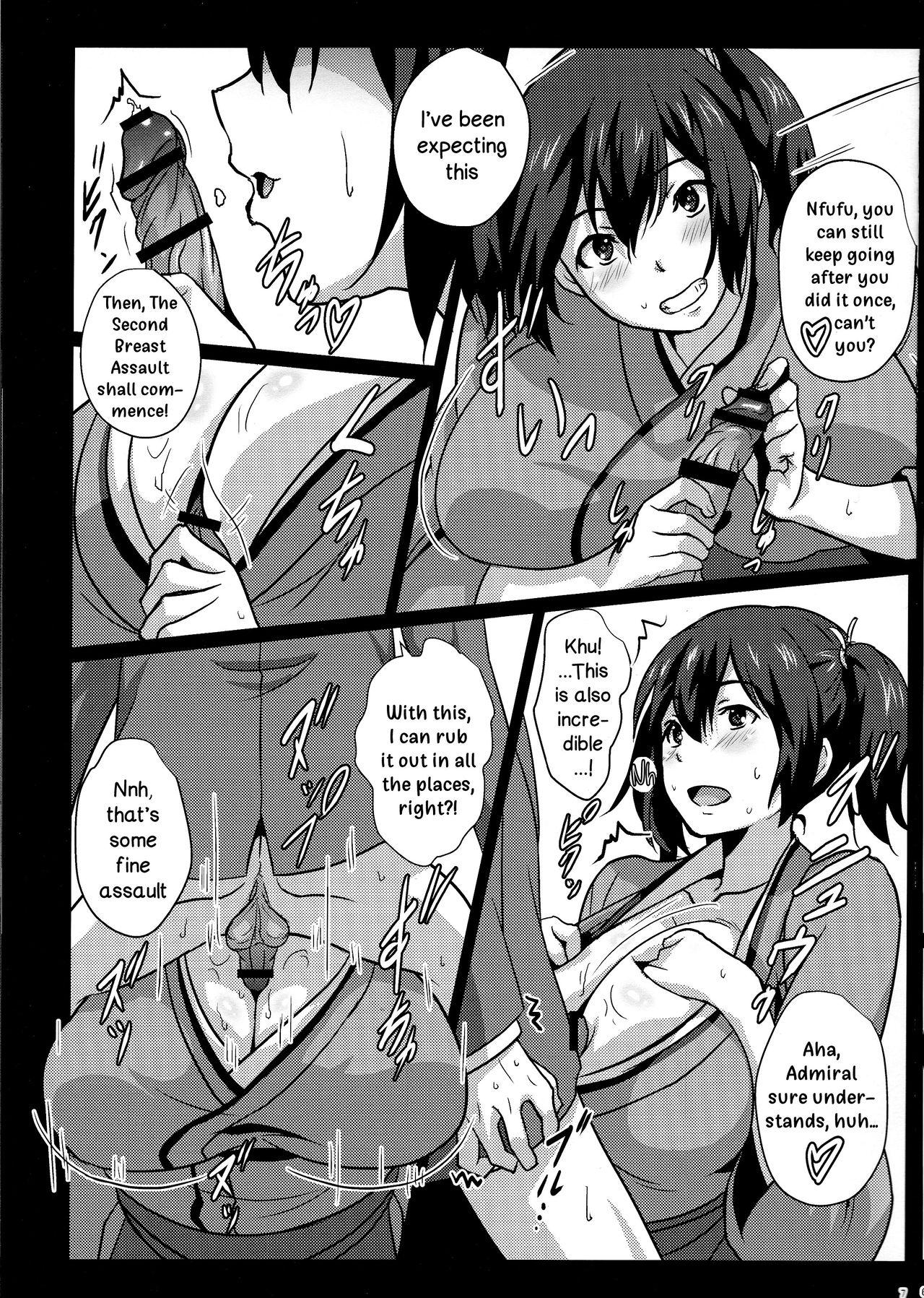 Pack Nyuukantai to Kyougeki Enshuu | Boobies Fleet and Pincer Attack Exercise - Kantai collection Clothed Sex - Page 6
