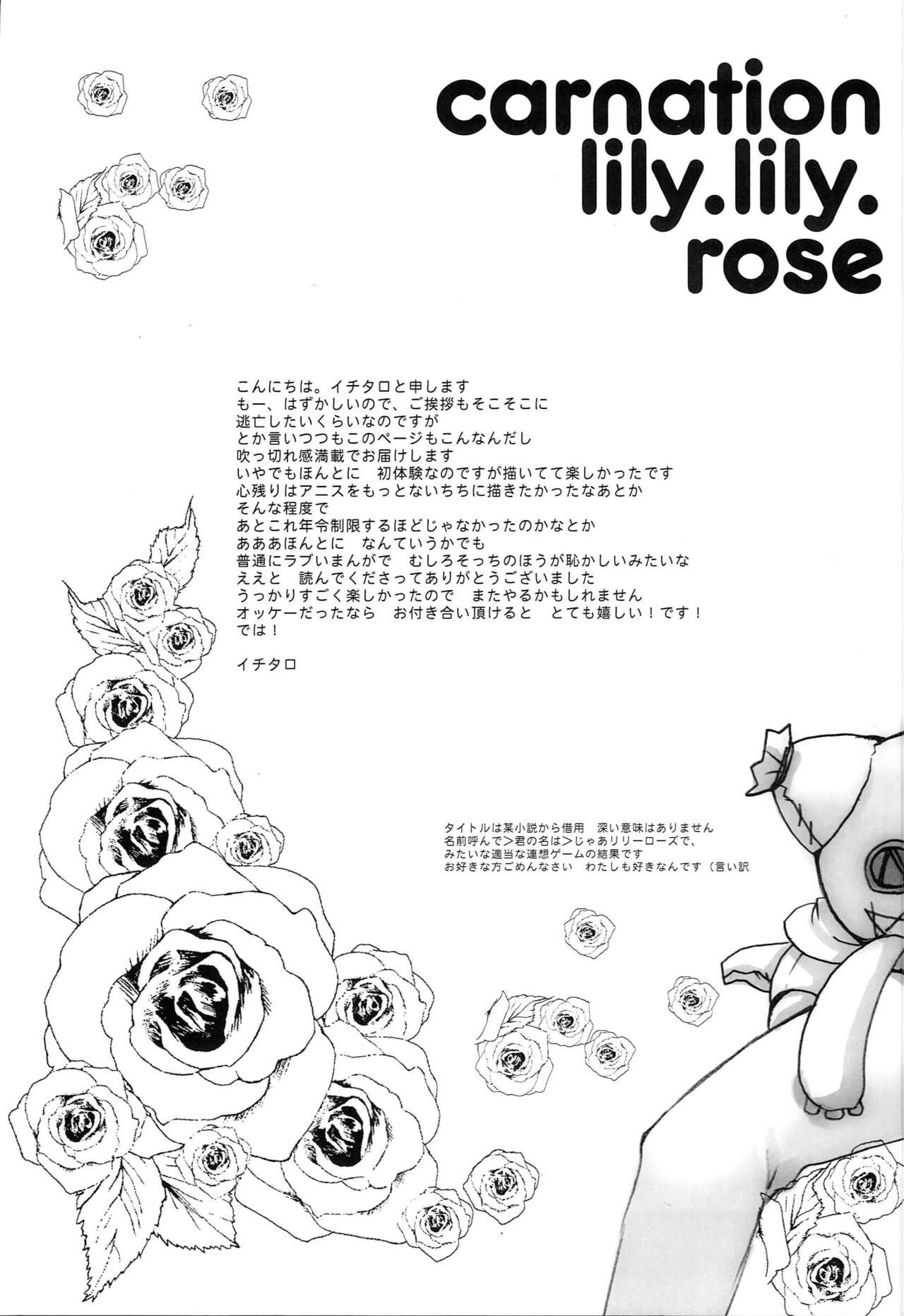 Carnation, Lily, Lily, Rose 23