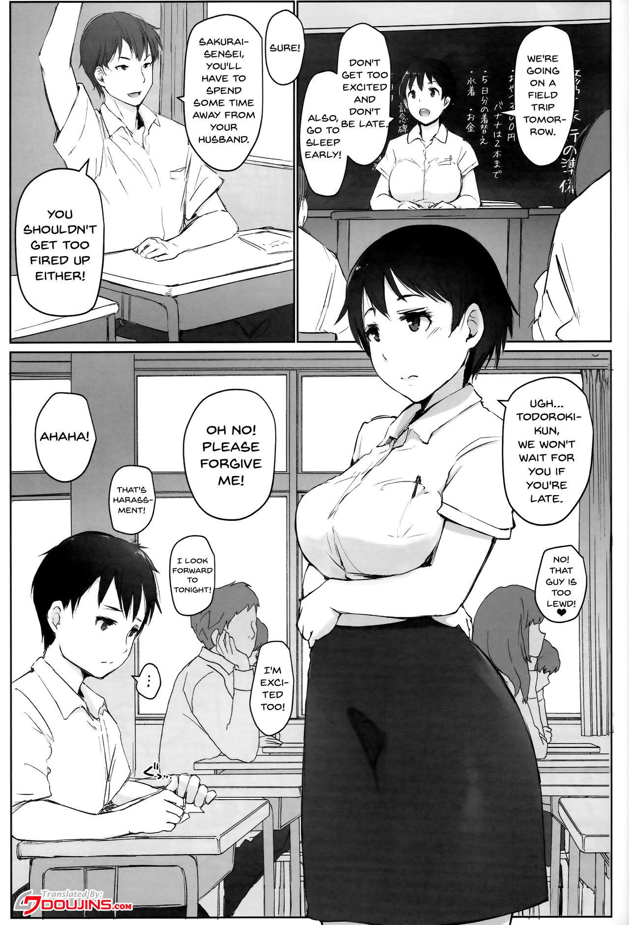 Buttfucking Hitozuma Kyoushi NTR Shuugakuryokou - Original Para - Page 2