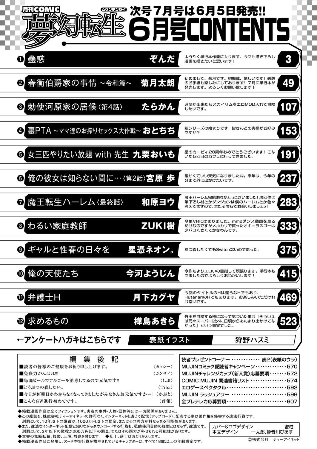 Fun COMIC Mugen Tensei 2020-06 Nudist - Page 610
