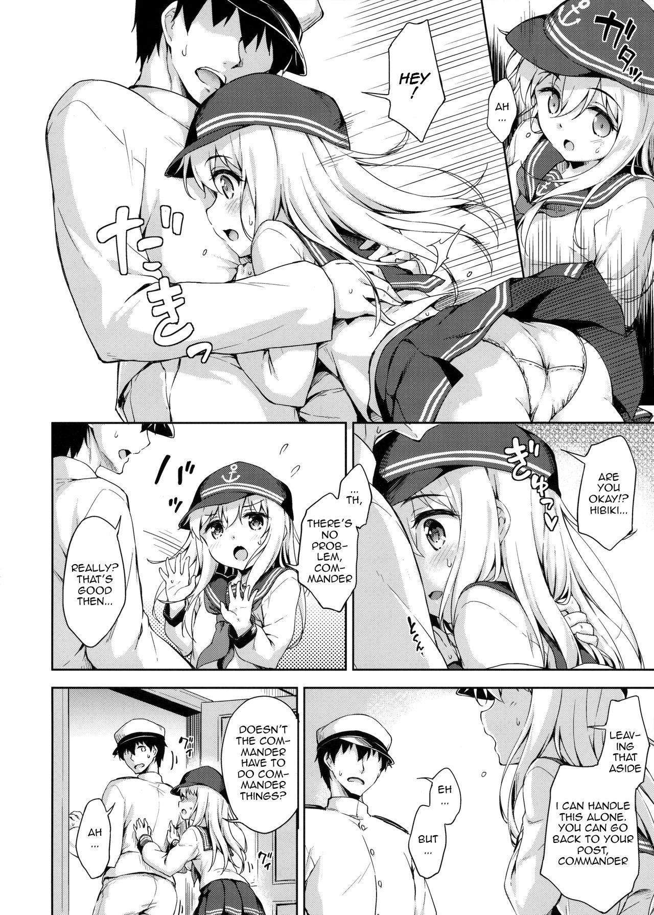 Girl Get Fuck Hibiki no Honne? | Hibiki's Real Reason? - Kantai collection Gay Uncut - Page 5