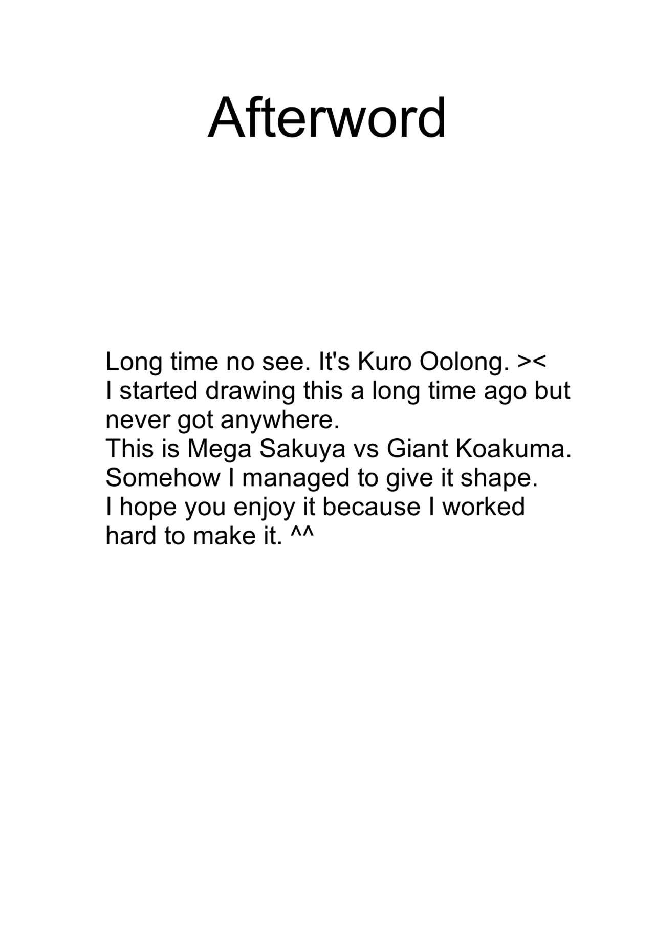 Free Amatuer Porn Mega Sakuya vs Giant Koakuma - Touhou project Gay Bus - Page 20