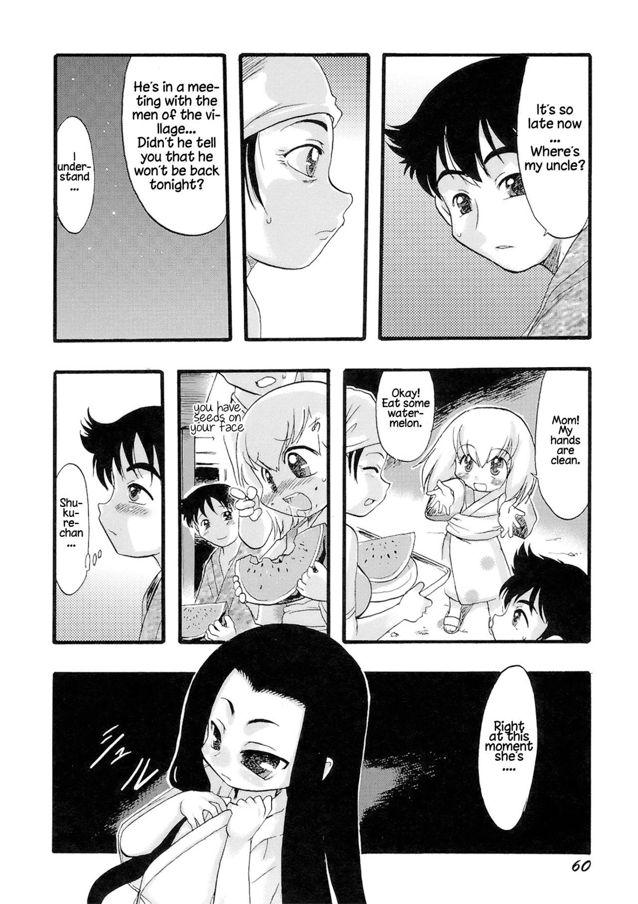 Sucking [Teruki Kuma] Osanaki Hana - Kami Haramishi Otome 1-2 [English][Hige] 18yo - Page 59