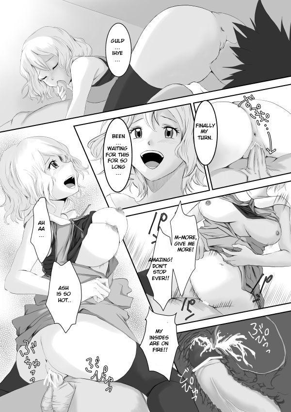 Gay Theresome Poke Girls wa Yobai o Tsukatta | The Pokegirls go nightcrawling - Pokemon | pocket monsters Blackcock - Page 7