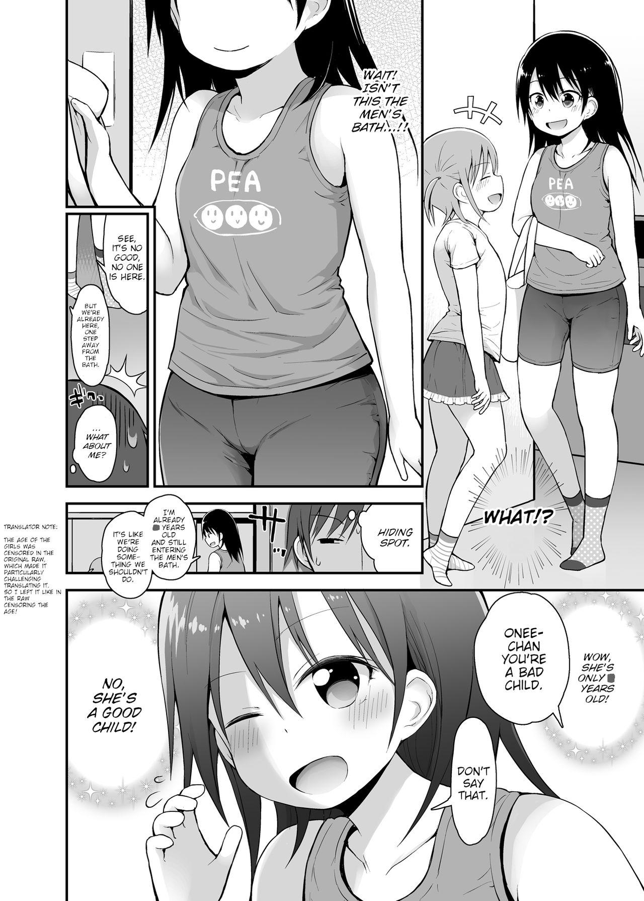 Freak Onnanoko datte Otokoyu ni Hairitai 3 | They may just be little girls, but they still want to enter the men's bath! 3 - Original Gay Cut - Page 3