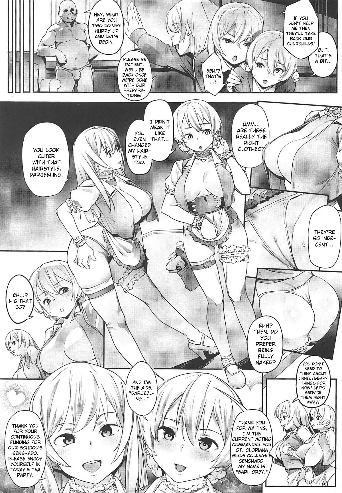 Sex Massage St. Gloriana no Himitsu no Ochakai - Girls und panzer Kitchen - Page 4