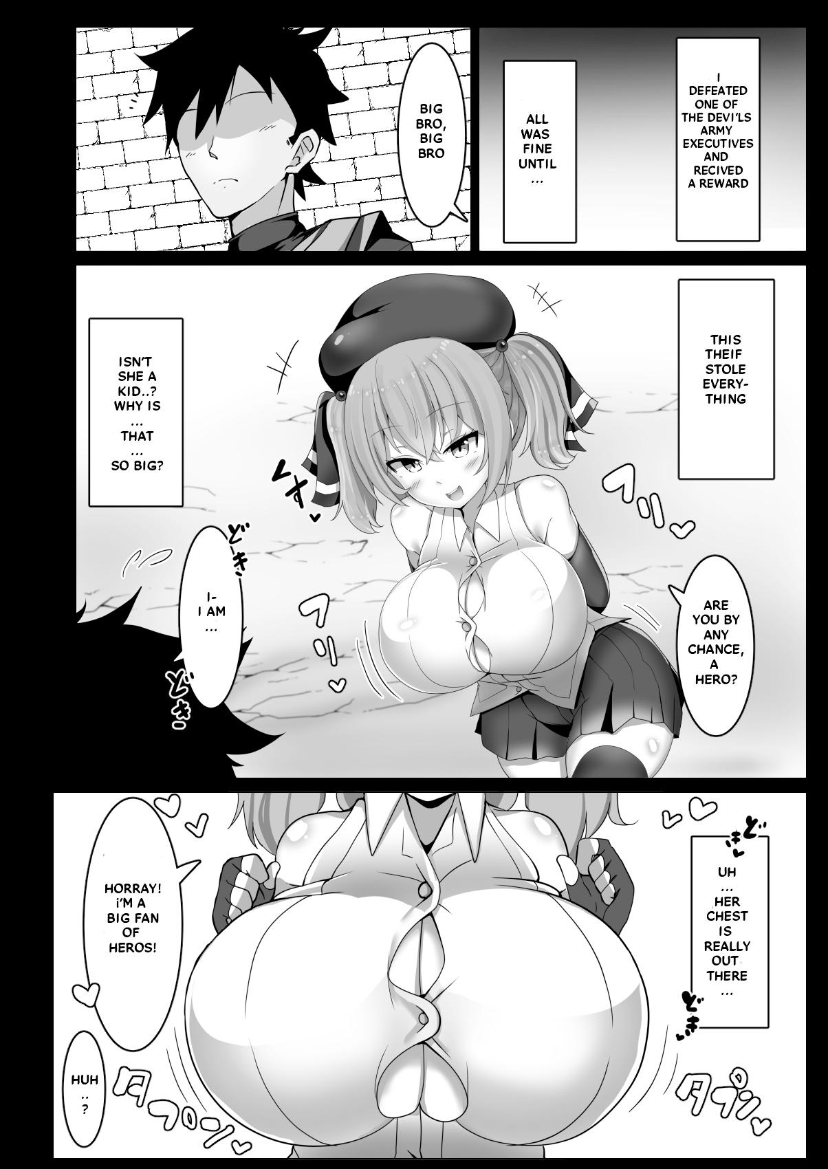Amateurporn Chichi ga Dekai dake no Touzoku Musume nanka ni Makeru Wake Nai daro!! | Rogue that uses her breast to defeat others, I won't lose!! - Original Amadora - Page 4