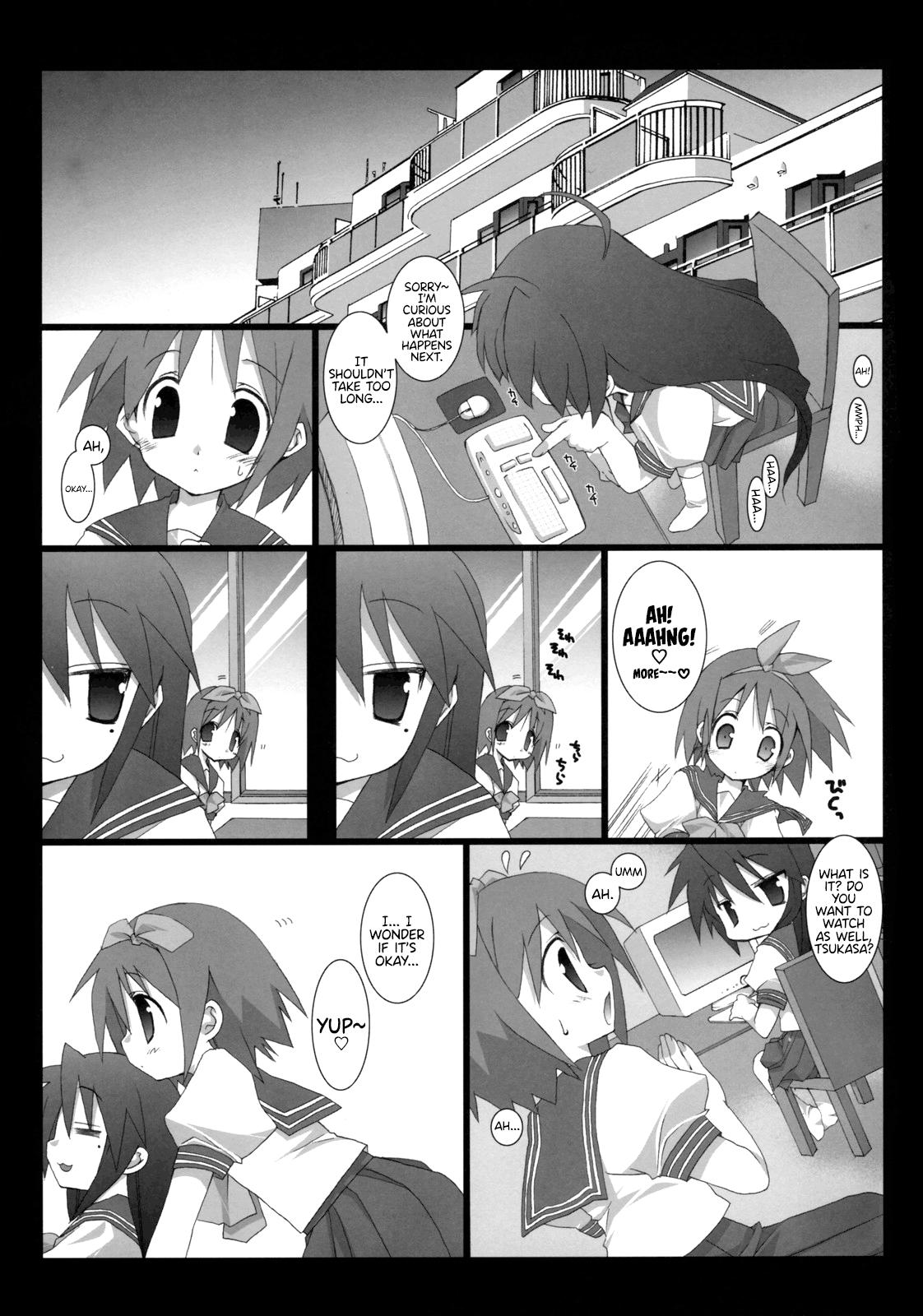 Backshots Darlin's Freeze!! - Lucky star Facial - Page 6