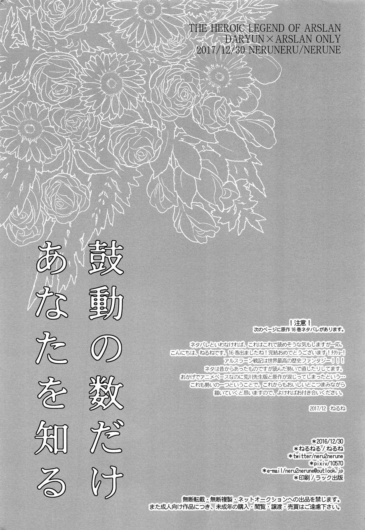 Amatuer Sex Kodou no Suu Dake Anata wo Shiru - Arslan senki | the heroic legend of arslan Gaybukkake - Page 16
