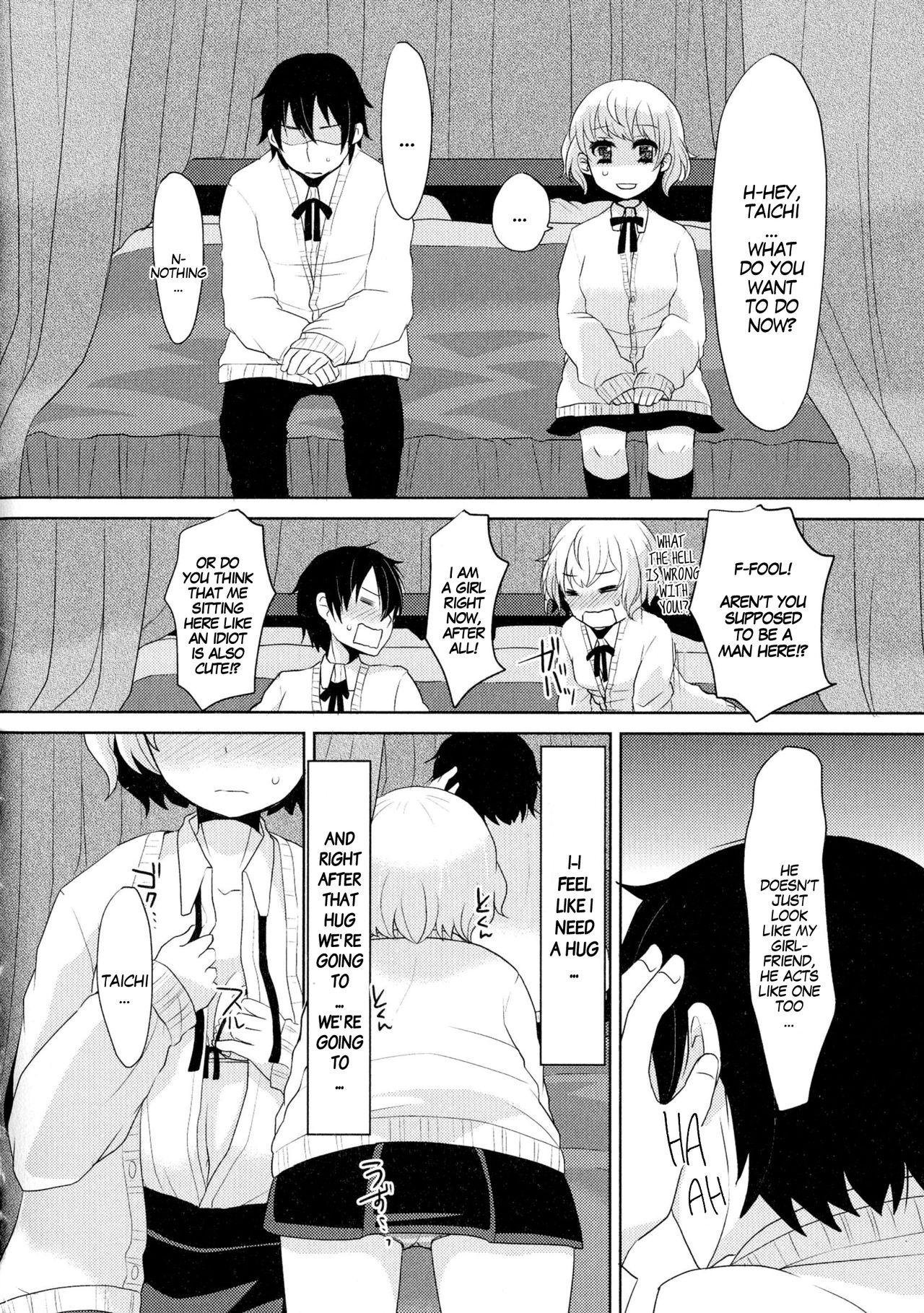 Ball Busting Otomegokoro to Shinyuu to | Dear Friend And The Maiden's Heart Perfect Tits - Page 8