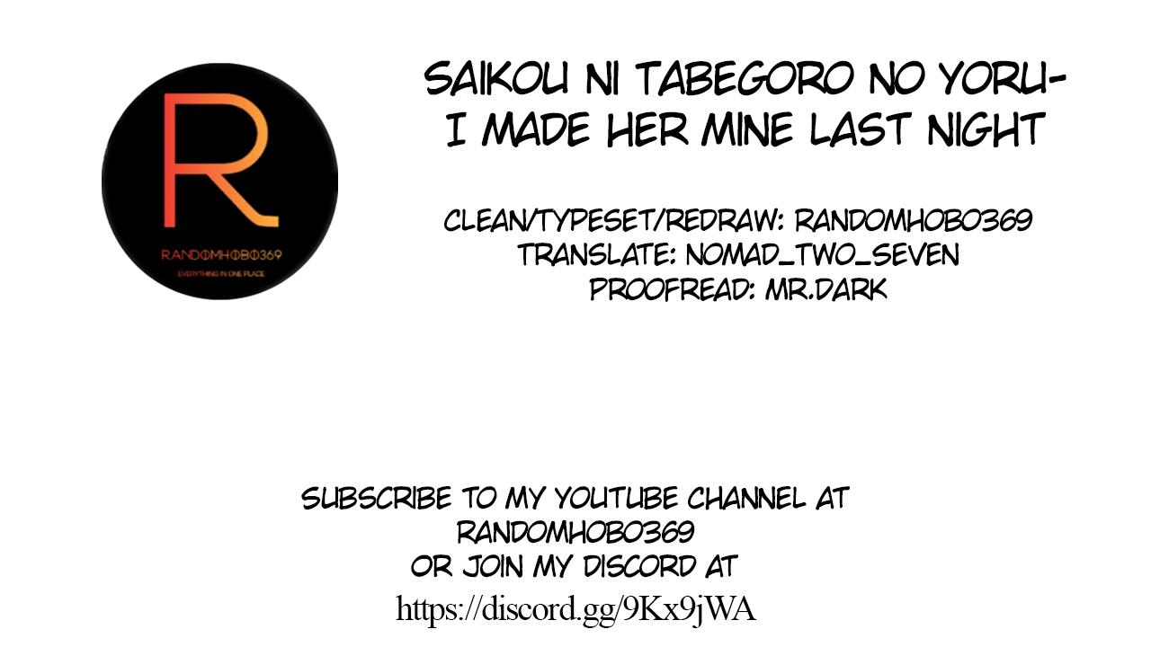 Saikou ni Tabegoro no Yoru - I made her mine last night. 38