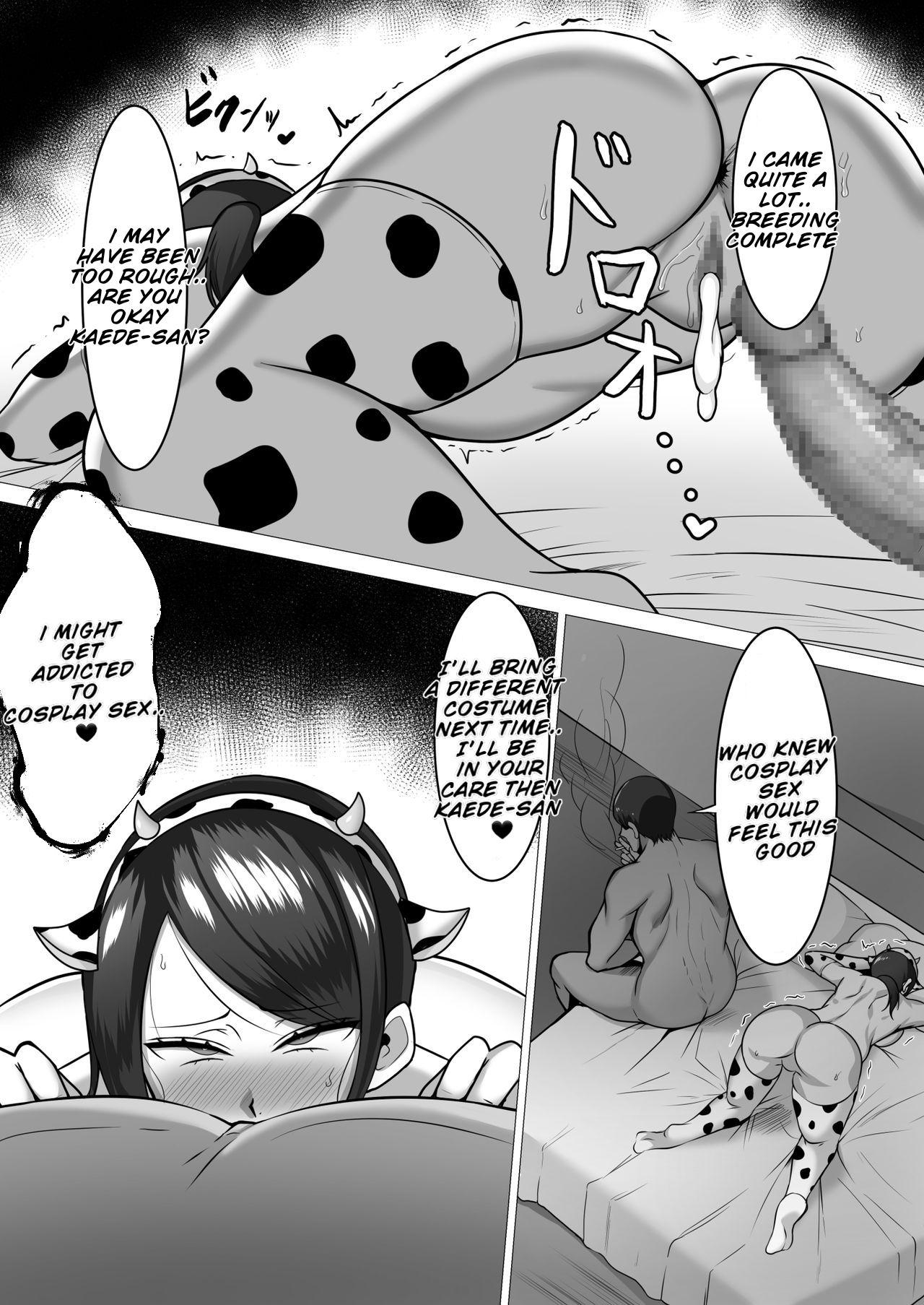Mms Muchimuchi Hitozuma to Ushi Cos H | Cow Cosplay Sex with a Frustrated Housewife - Original Lovers - Page 21