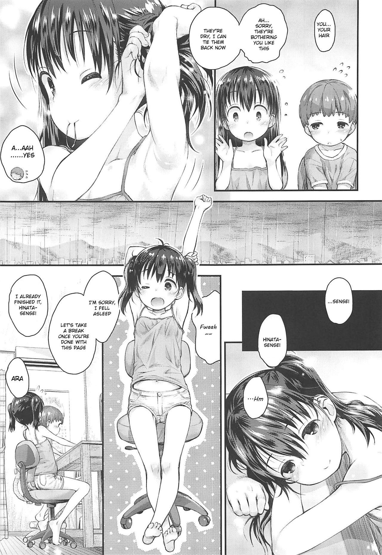 Peludo Hinata Sensei ga Oshiete ageru! - Yama no susume Curvy - Page 8