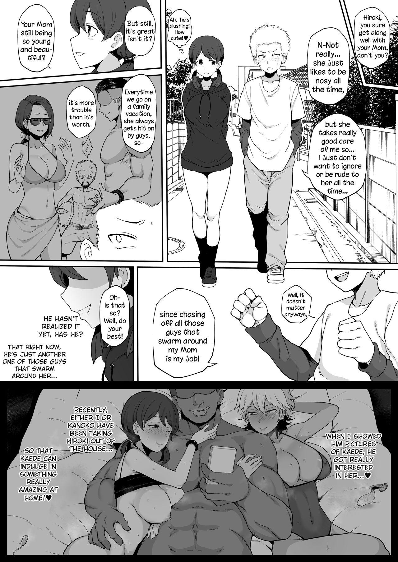 Tits Kokujin no Tenkousei ni Haha o NTR ru - Original Bucetuda - Page 3
