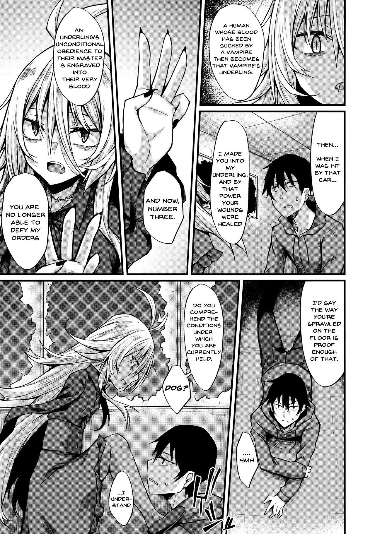 Foot Haikei, Kyuketsuki ni Hirowaremashita. | To Whom it May Concern, I Have Been Captured by a Vampire. - Original Girls Getting Fucked - Page 6