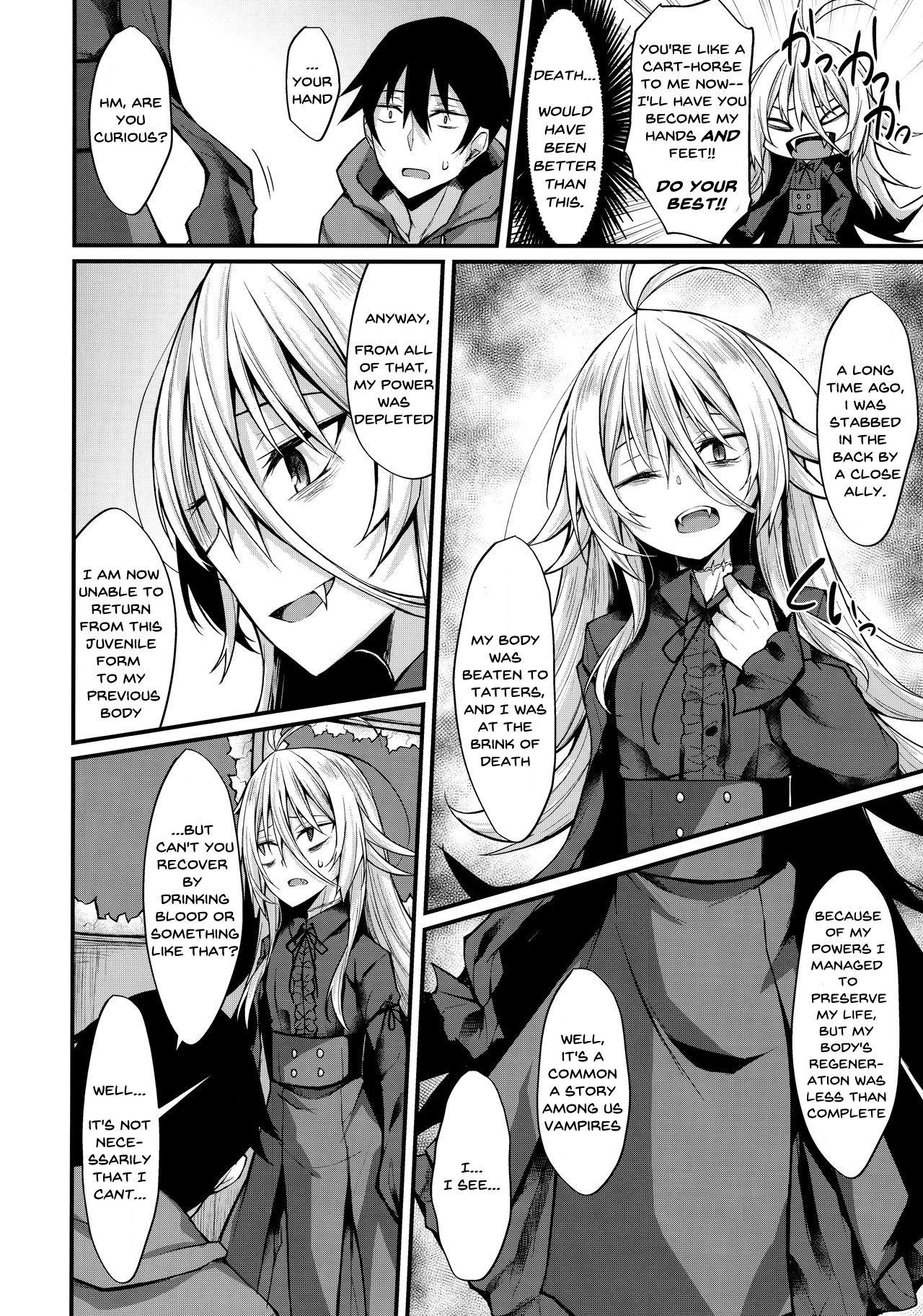 Foot Haikei, Kyuketsuki ni Hirowaremashita. | To Whom it May Concern, I Have Been Captured by a Vampire. - Original Girls Getting Fucked - Page 7