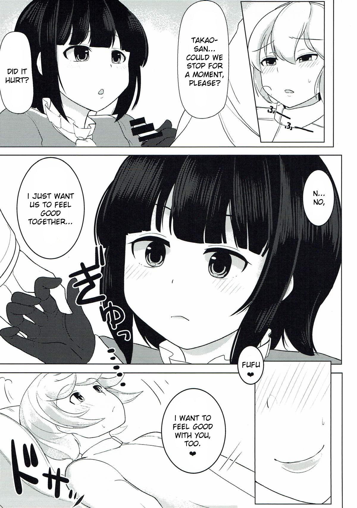 Girl Hatsutaiken wa Takao-san to - Kantai collection Monster Dick - Page 6