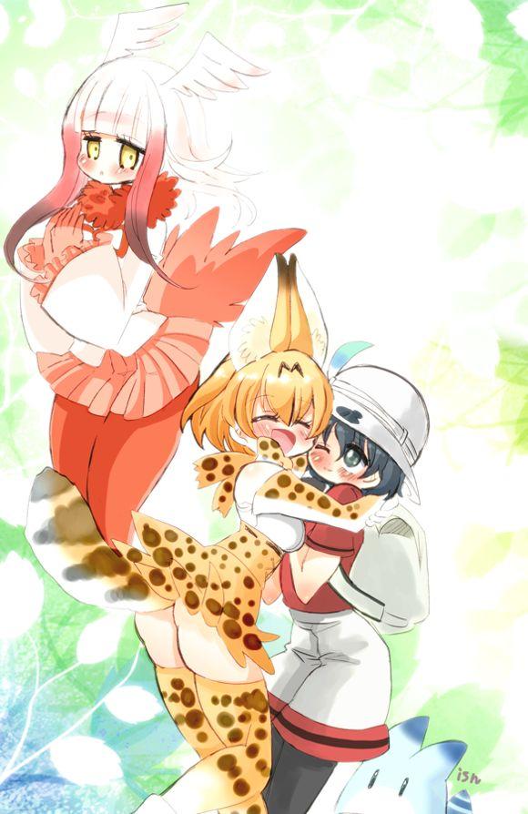 3some けもフレラクガキ詰め - Kemono friends Group - Page 2