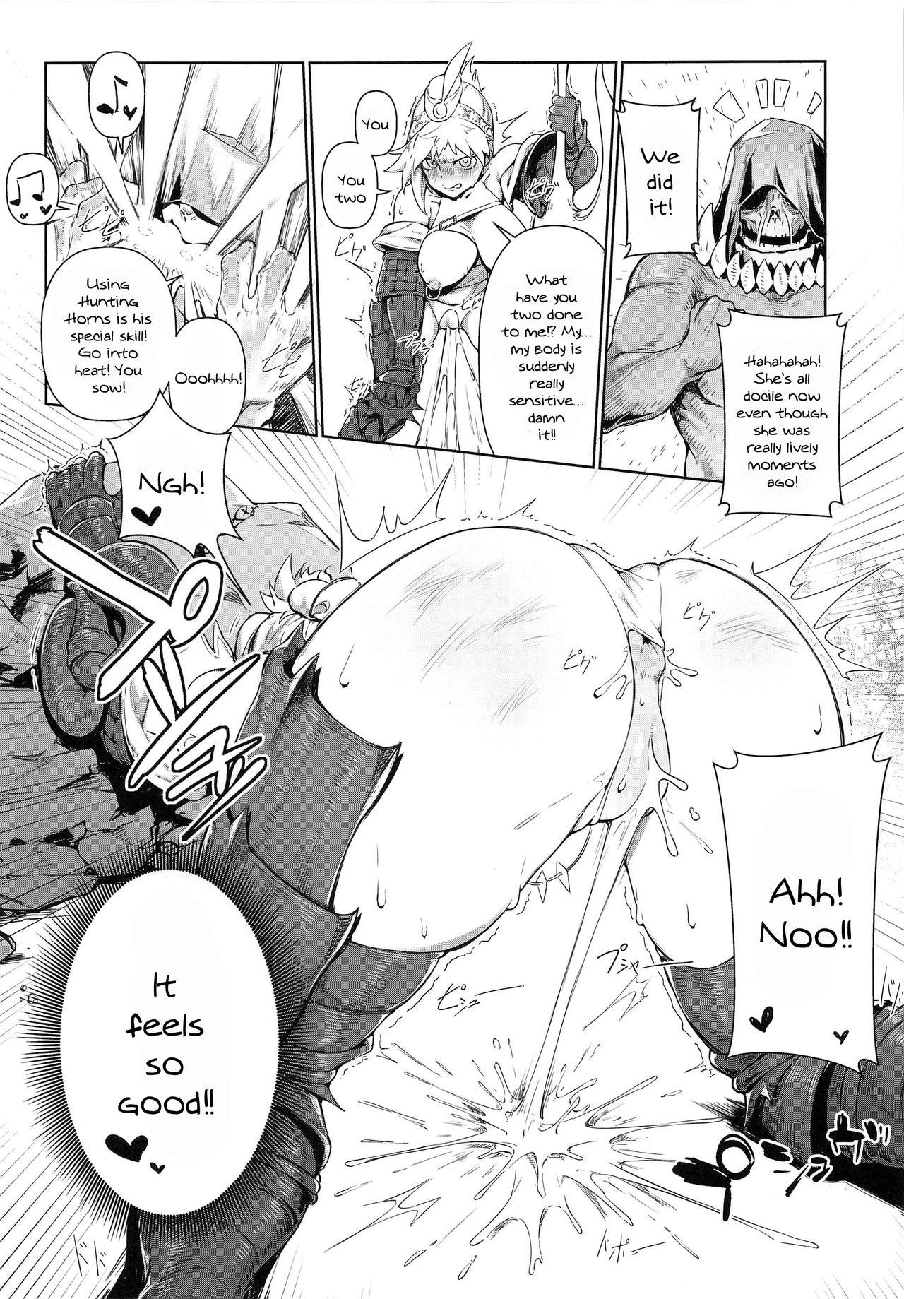 Riding Extreme Anal Hunter - Monster hunter Danish - Page 9