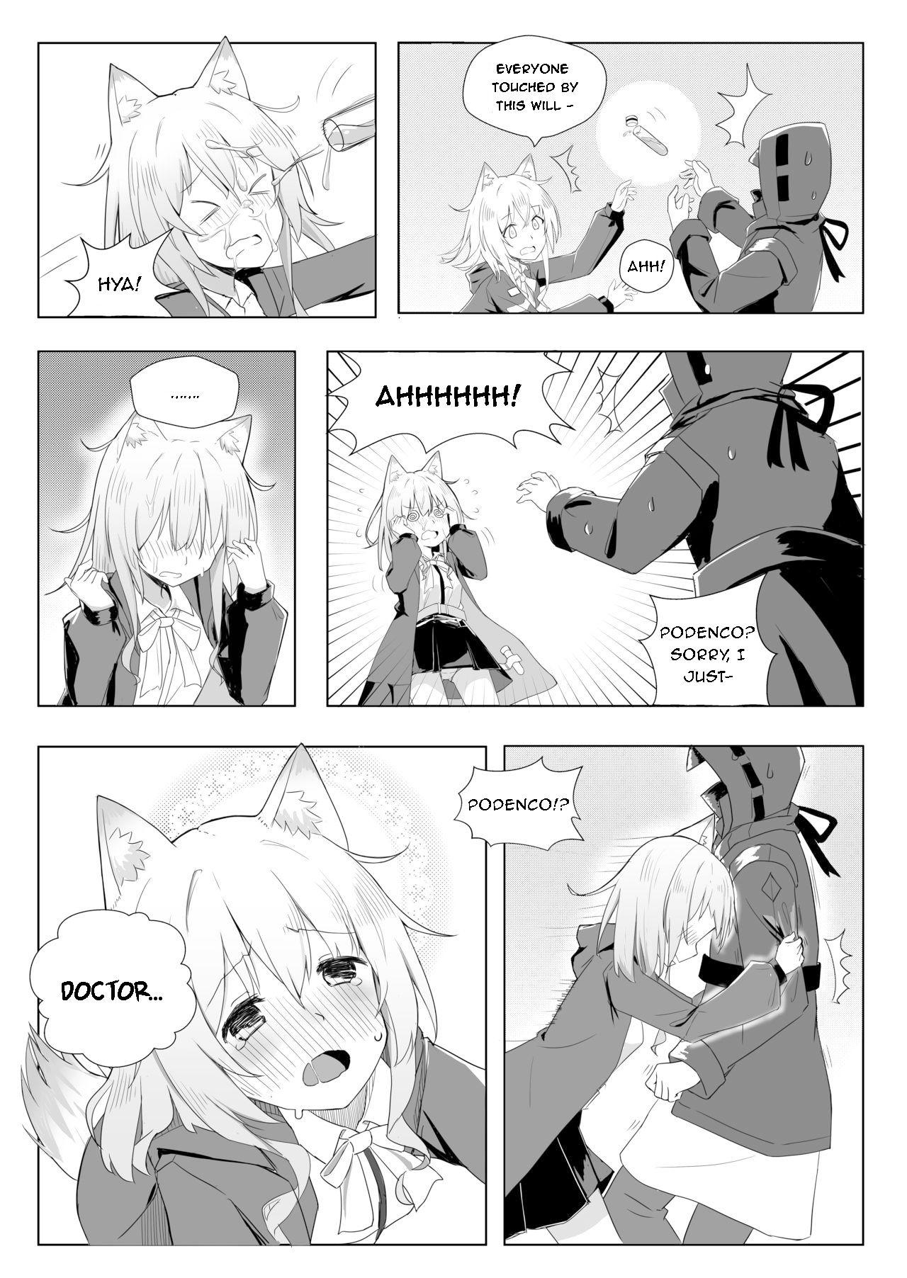 Daring Podenco in heat - Arknights Creampies - Page 4