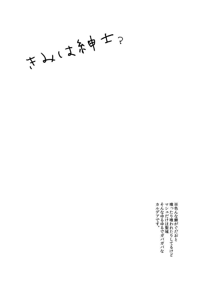 Vergon Kimi wa Shinshi? - Fate grand order Shoplifter - Page 3