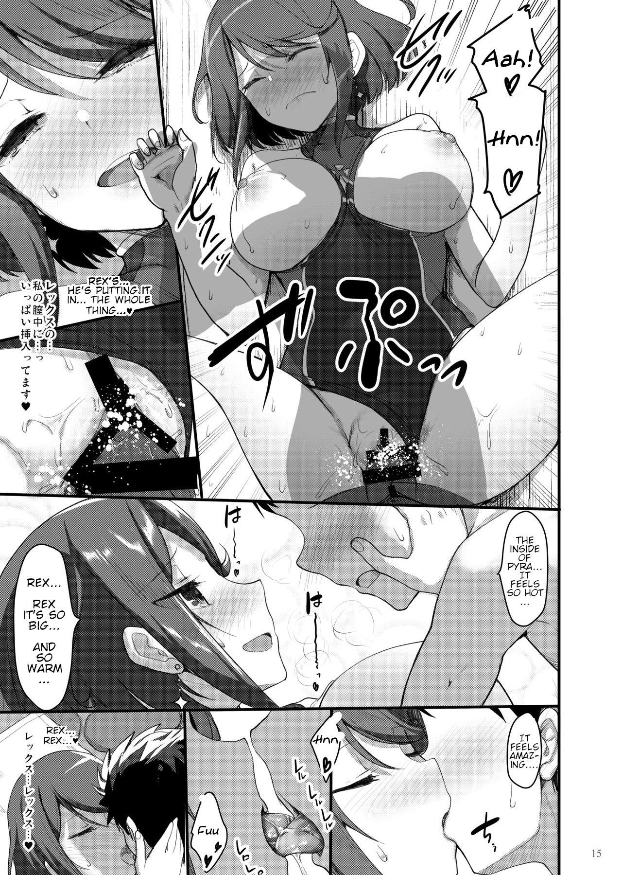 Lesbian Porn Mor Ardain's Sweet Night - Superbia no Amai Yoru - Xenoblade chronicles 2 Smoking - Page 13